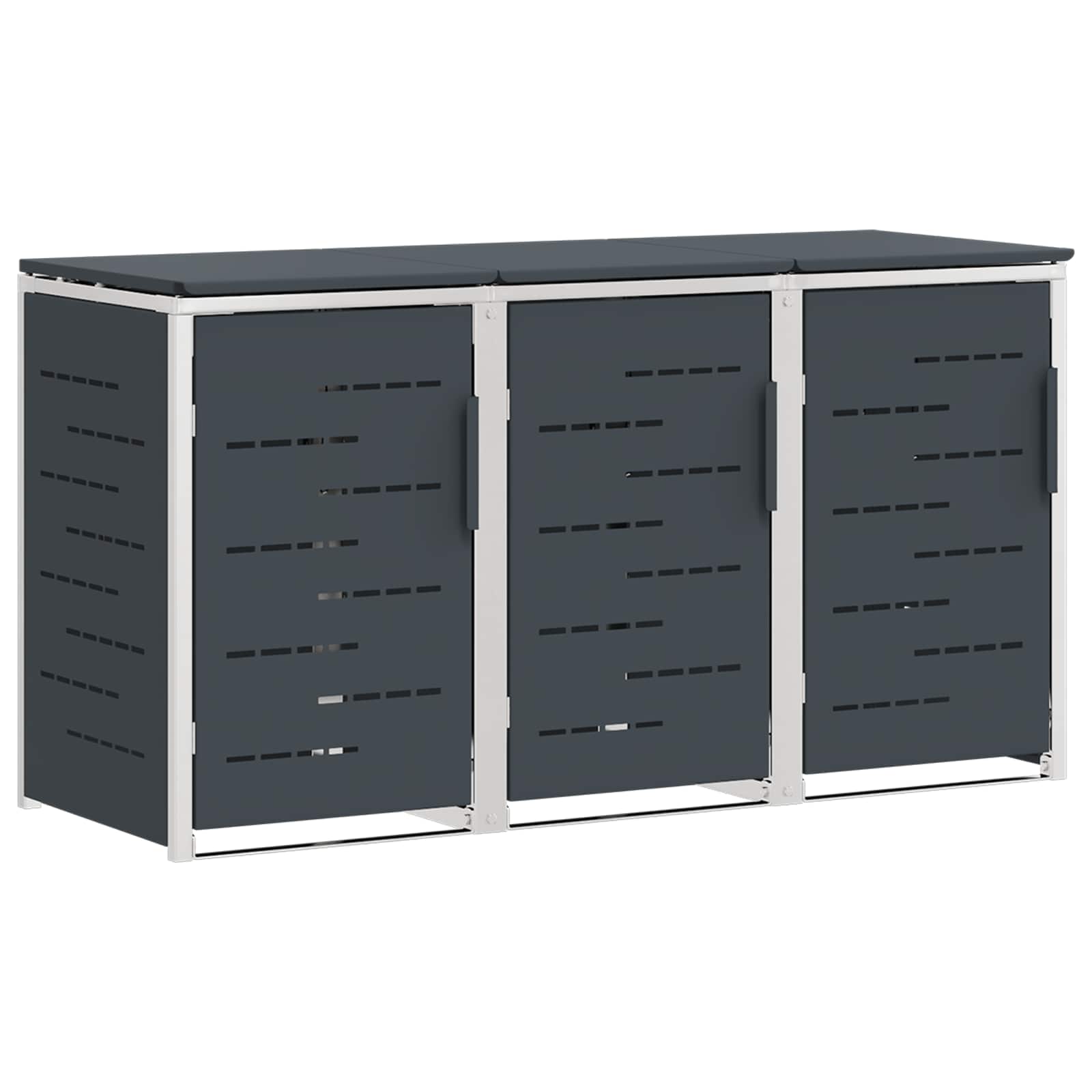 Containerombouw for 3 Bins 240L Roestvrij staal is nu te koop bij PeponiXL, paradijselijk wonen!