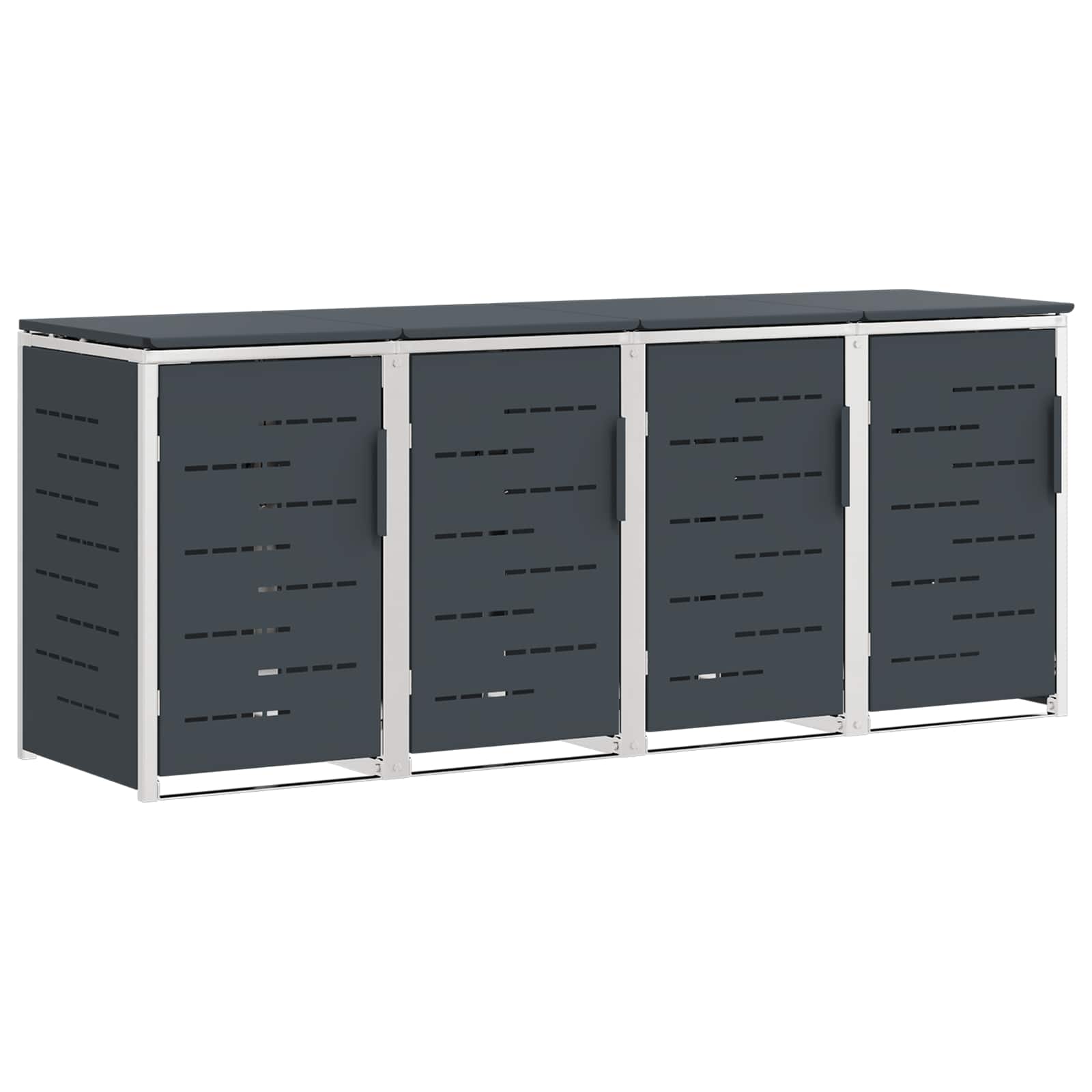Containerombouw for 4 Bins 240L Roestvrij staal is nu te koop bij PeponiXL, paradijselijk wonen!