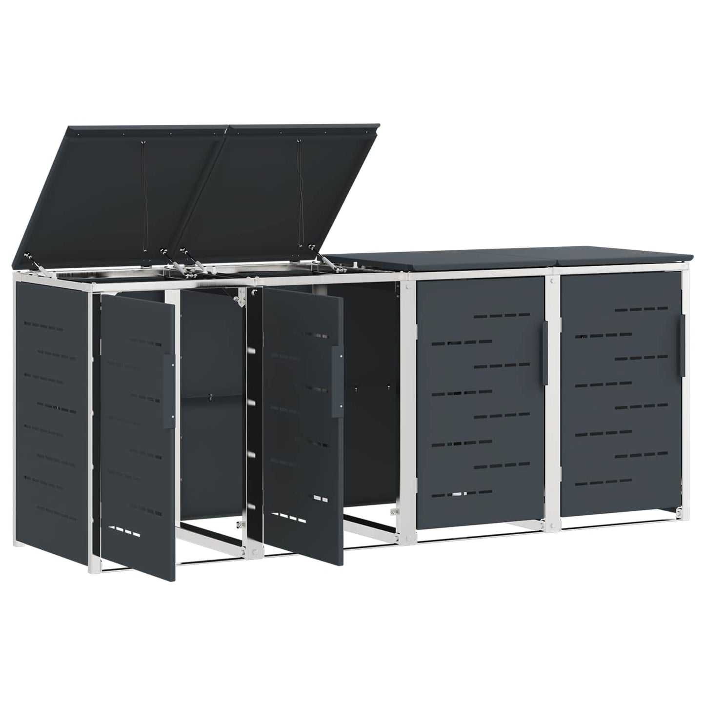 Containerombouw for 4 Bins 240L Roestvrij staal is nu te koop bij PeponiXL, paradijselijk wonen!