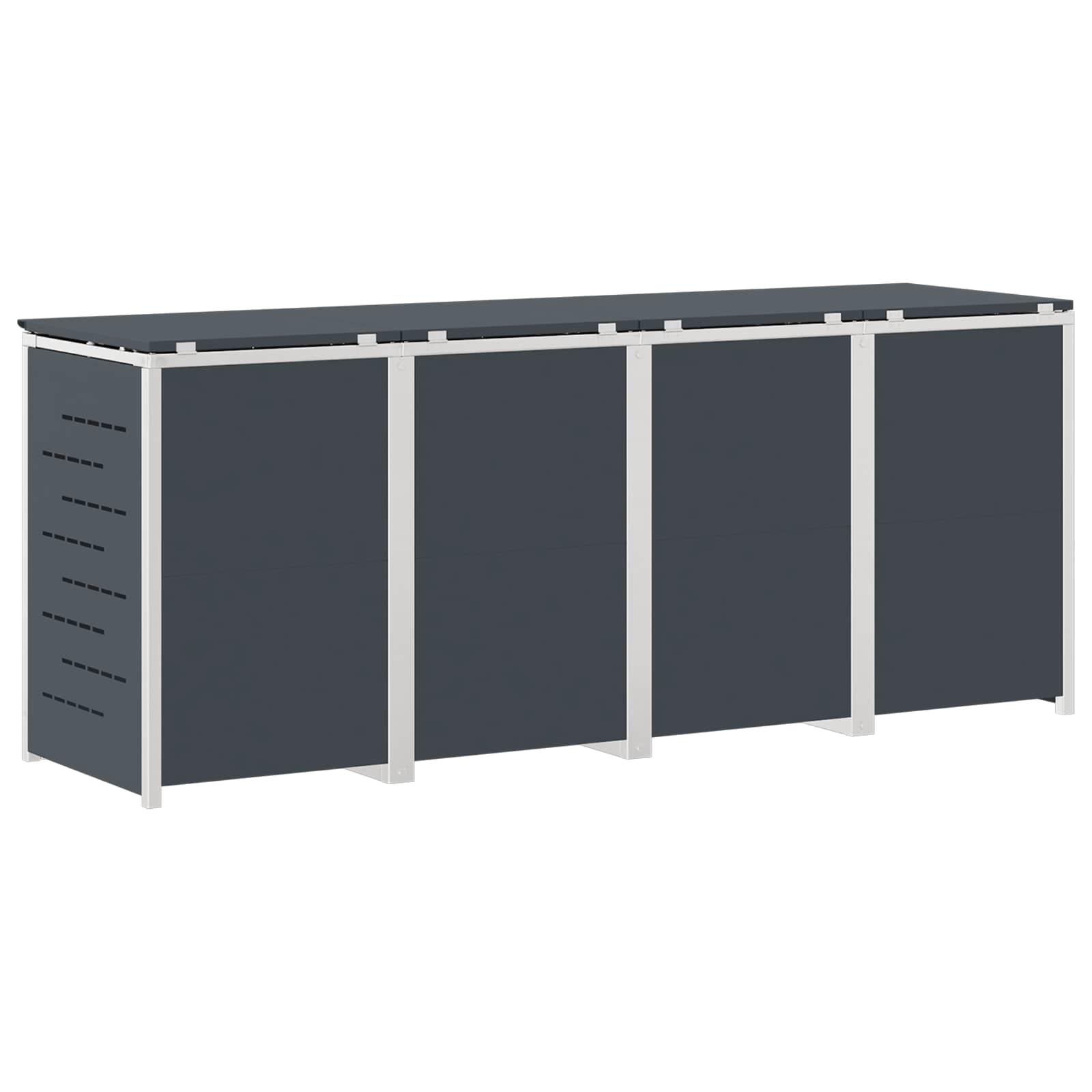 Containerombouw for 4 Bins 240L Roestvrij staal is nu te koop bij PeponiXL, paradijselijk wonen!
