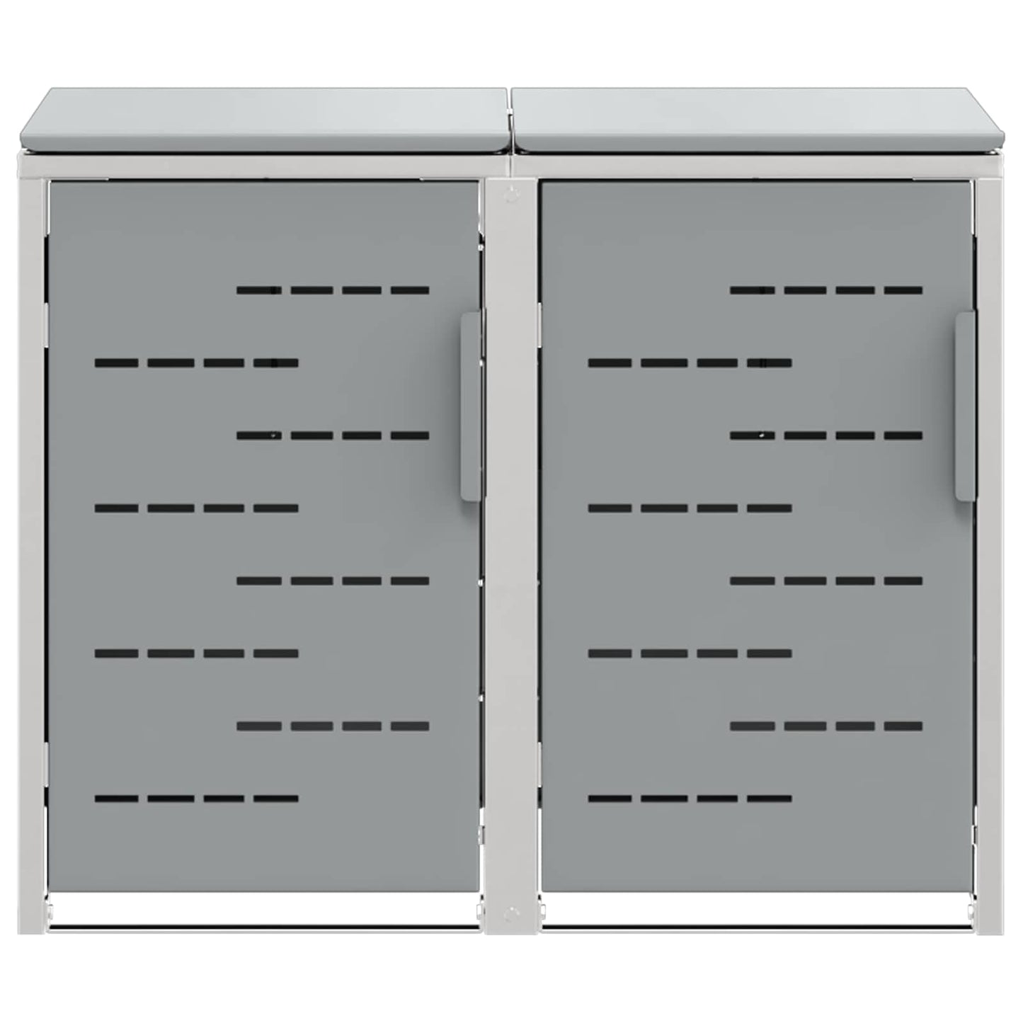 Containerombouw for 2 Bins 240L Roestvrij staal Grijs is nu te koop bij PeponiXL, paradijselijk wonen!