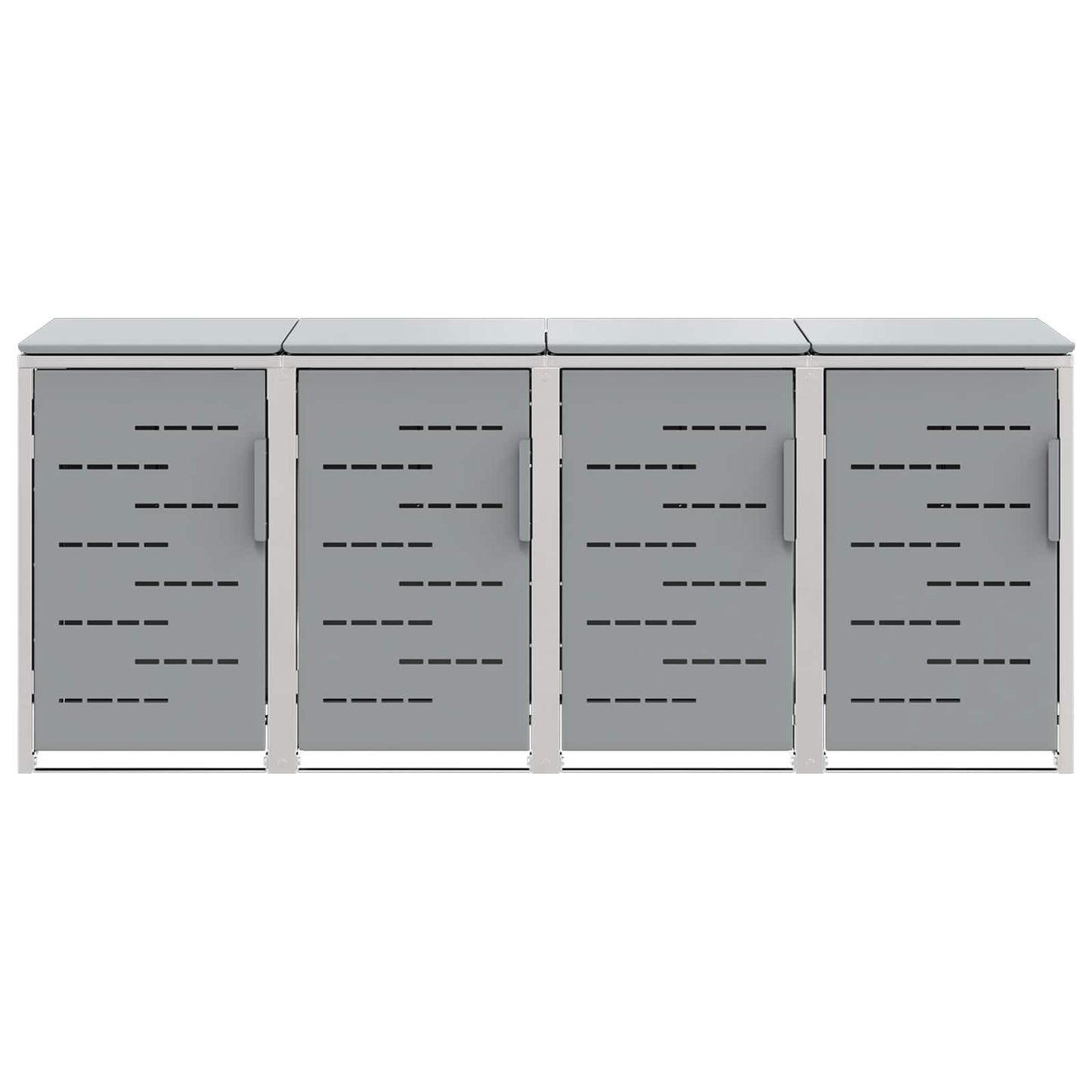 Containerombouw for 4 Bins 240L Roestvrij staal Grijs is nu te koop bij PeponiXL, paradijselijk wonen!