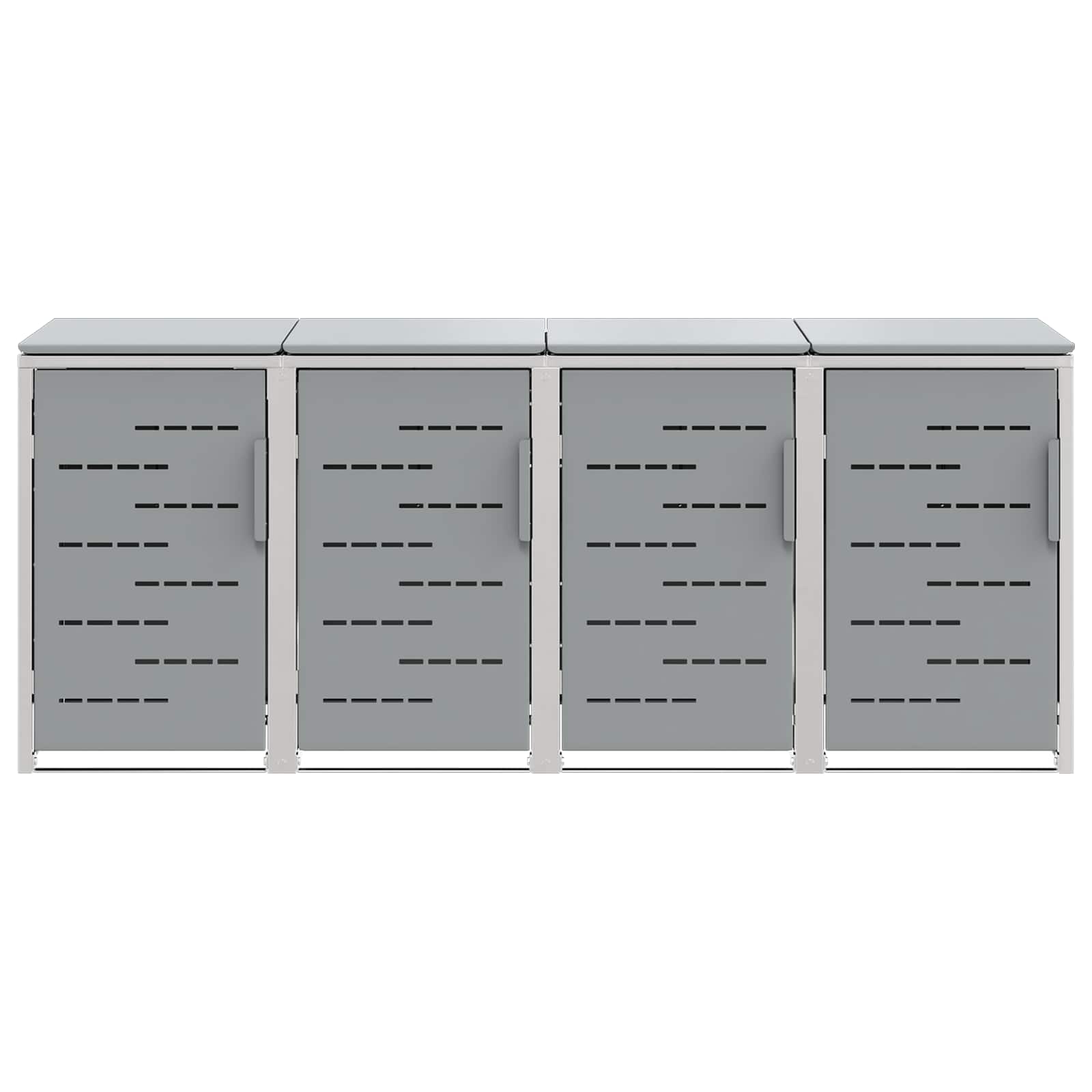 Containerombouw for 4 Bins 240L Roestvrij staal Grijs is nu te koop bij PeponiXL, paradijselijk wonen!