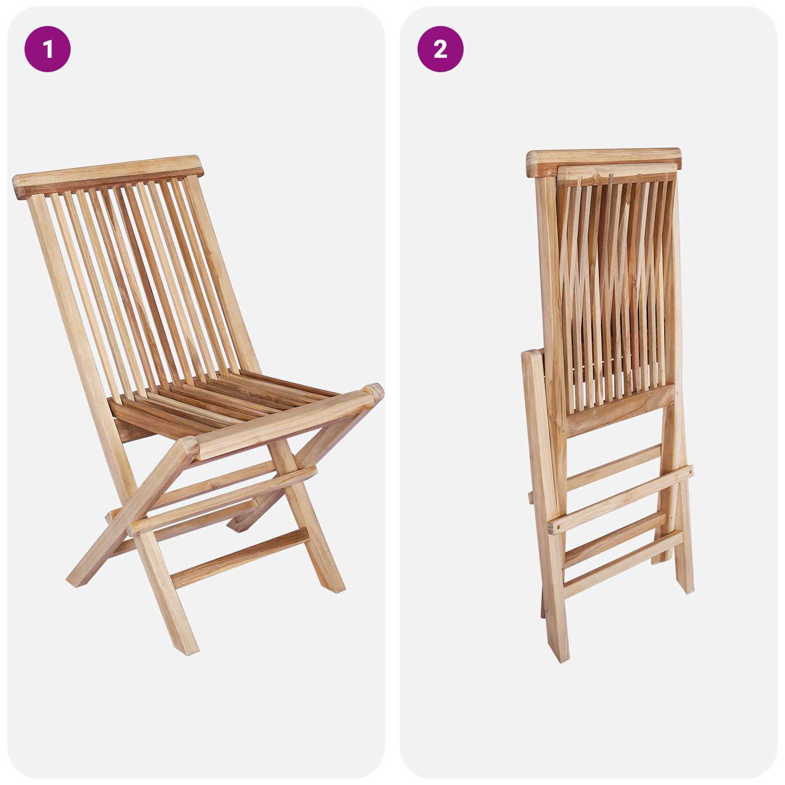 Tuinmeubelset 7 st Naturel Massief Teakhout is nu te koop bij PeponiXL, paradijselijk wonen!