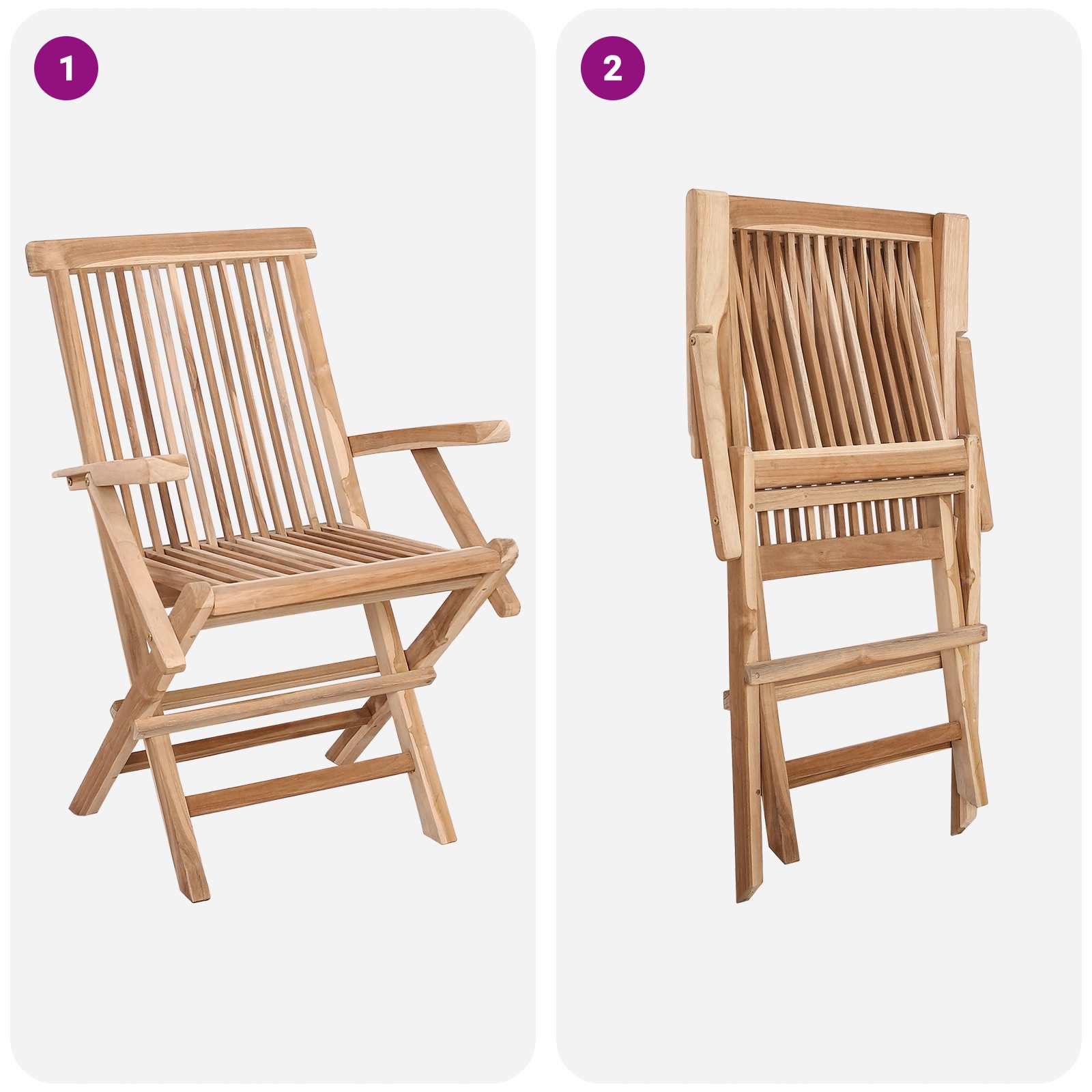 Tuinmeubelset 7 st Naturel Massief Teakhout is nu te koop bij PeponiXL, paradijselijk wonen!
