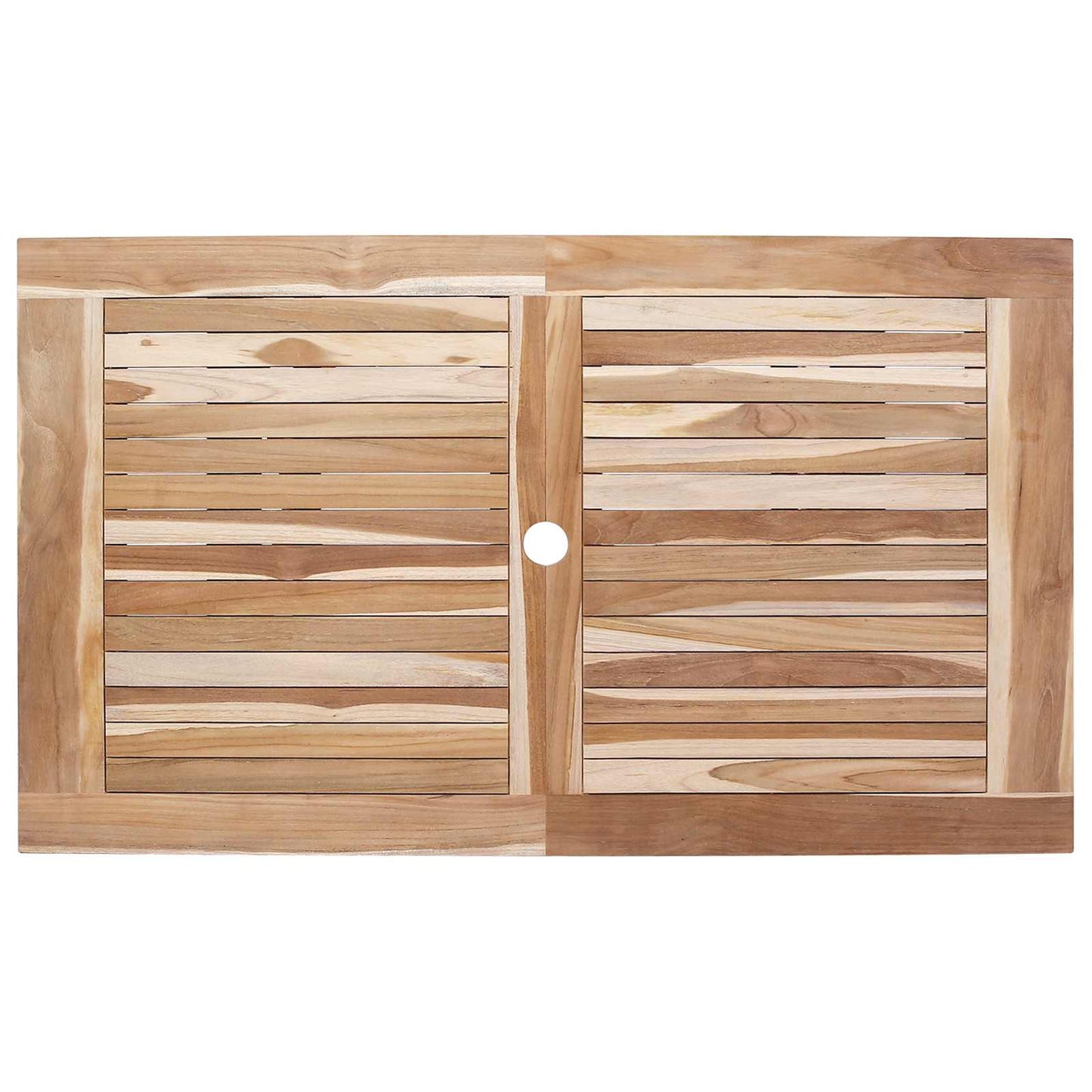 Tuinmeubelset 7 st Naturel Massief Teakhout is nu te koop bij PeponiXL, paradijselijk wonen!