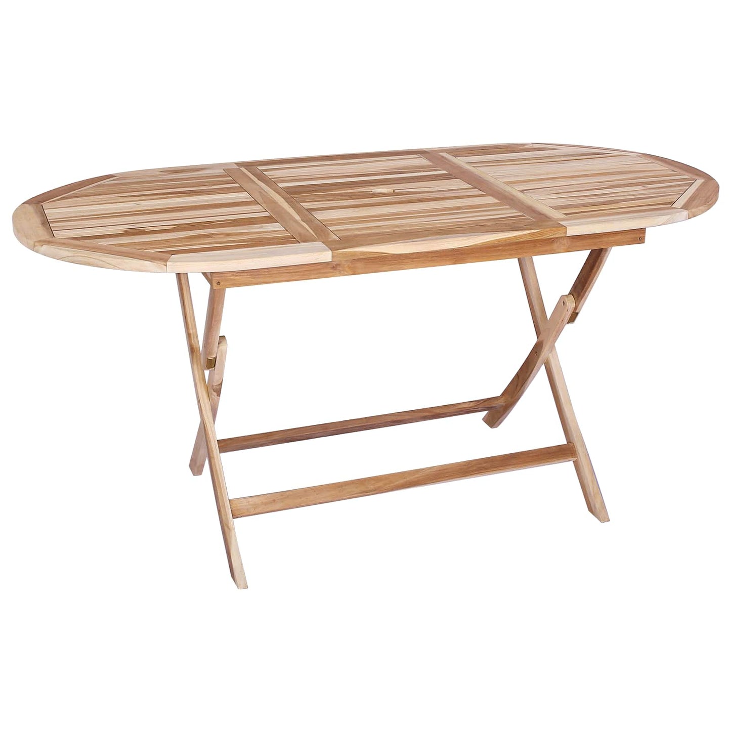 Tuinmeubelset 7 st Naturel Massief Teakhout is nu te koop bij PeponiXL, paradijselijk wonen!