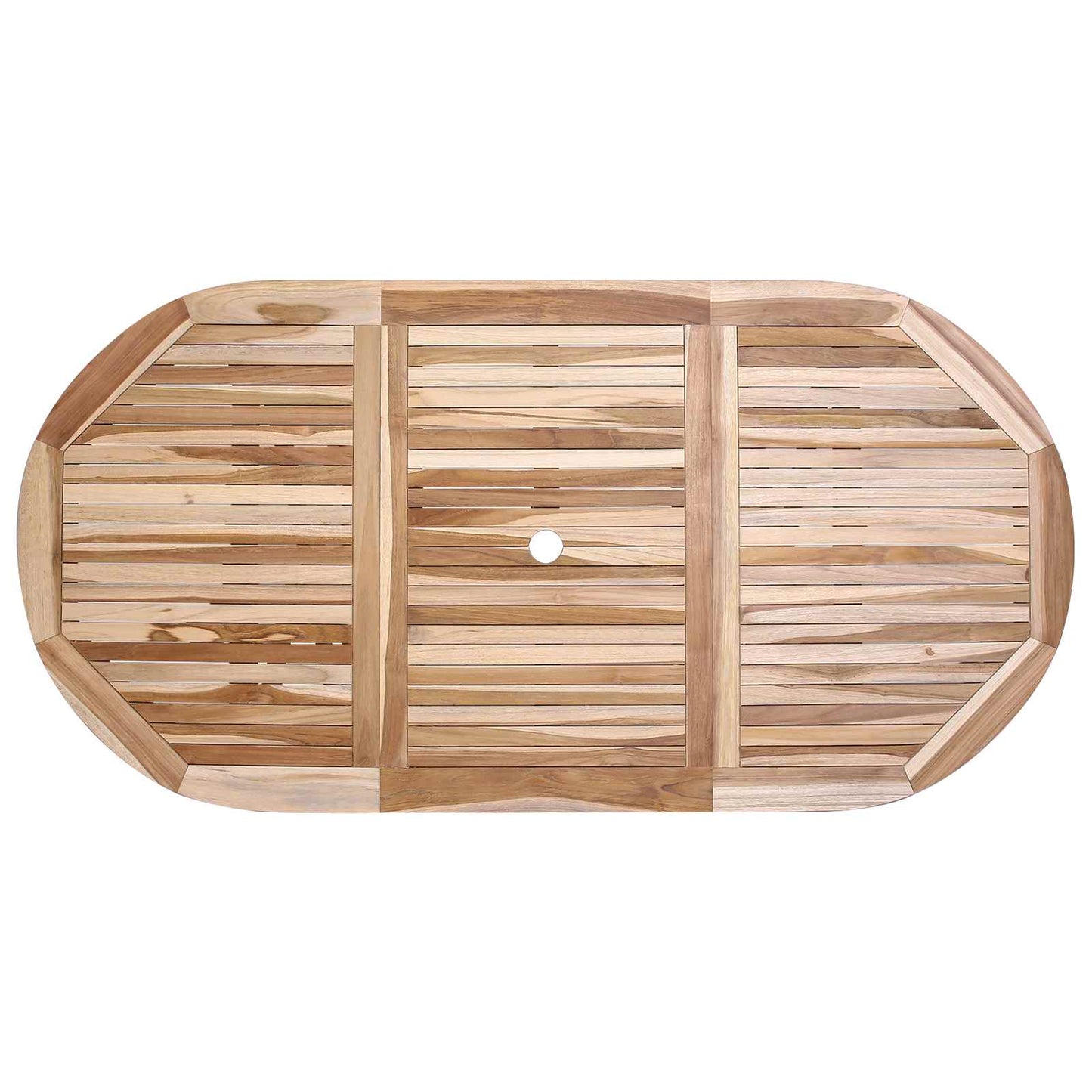 Tuinmeubelset 7 st Naturel Massief Teakhout is nu te koop bij PeponiXL, paradijselijk wonen!
