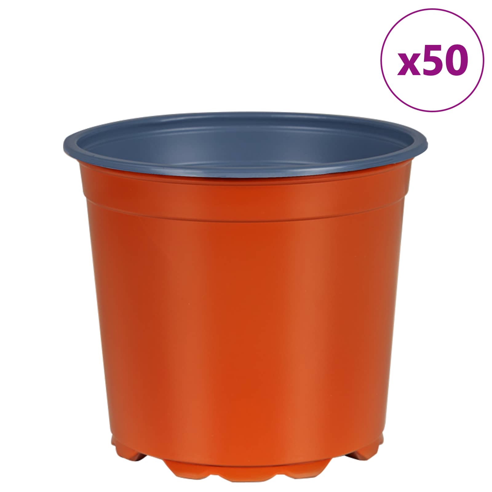 Bloempot 50 pcs Terracotta Ø 15 x 13 cm Kunststof is nu te koop bij PeponiXL, paradijselijk wonen!
