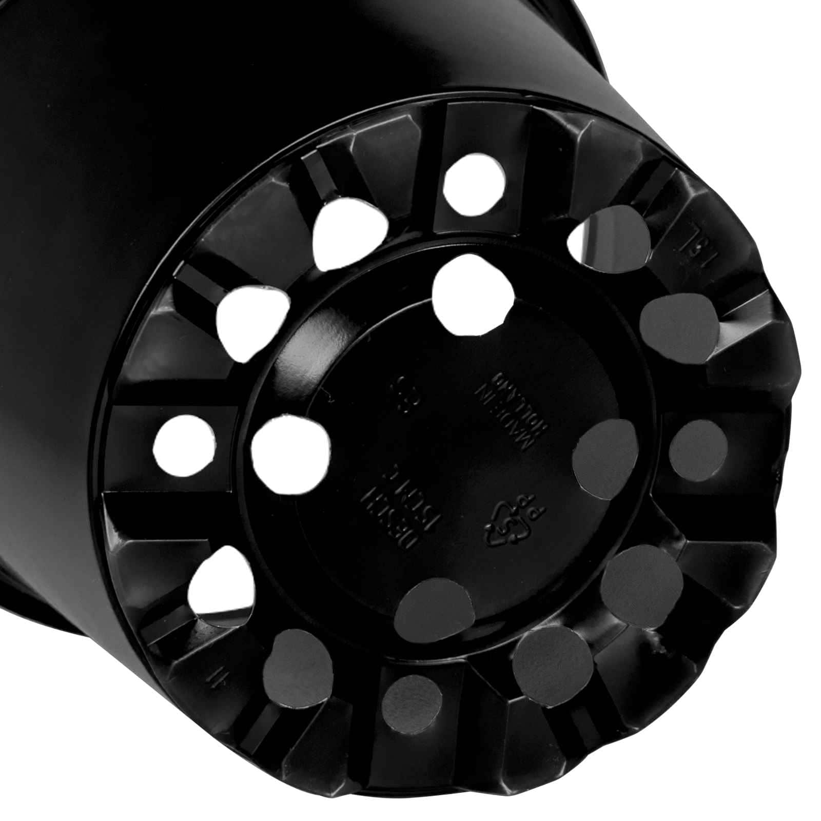 Bloempot 200 pcs Zwart Ø 15 x 12.5 cm Kunststof is nu te koop bij PeponiXL, paradijselijk wonen!