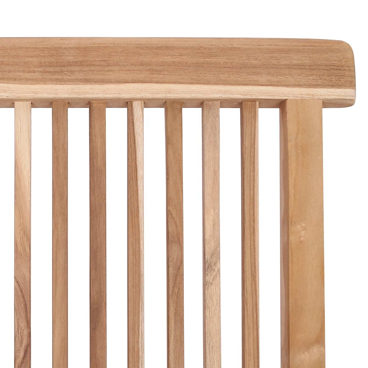 Opvouwbare Tuinstoel 2 st Naturel Massief Teakhout