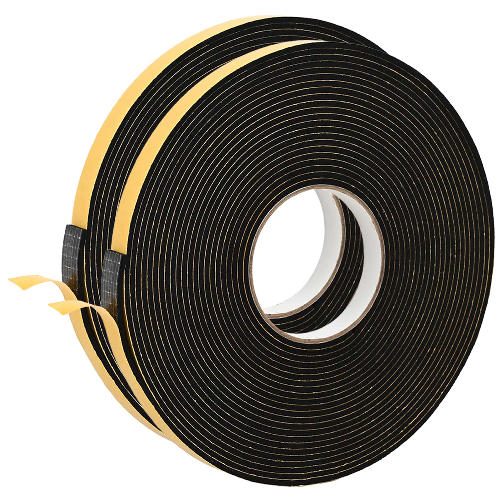 Zelfklevende schuimtape 2 pcs Zwart 15mm x 10m CR Schuim is nu te koop bij PeponiXL, paradijselijk wonen!