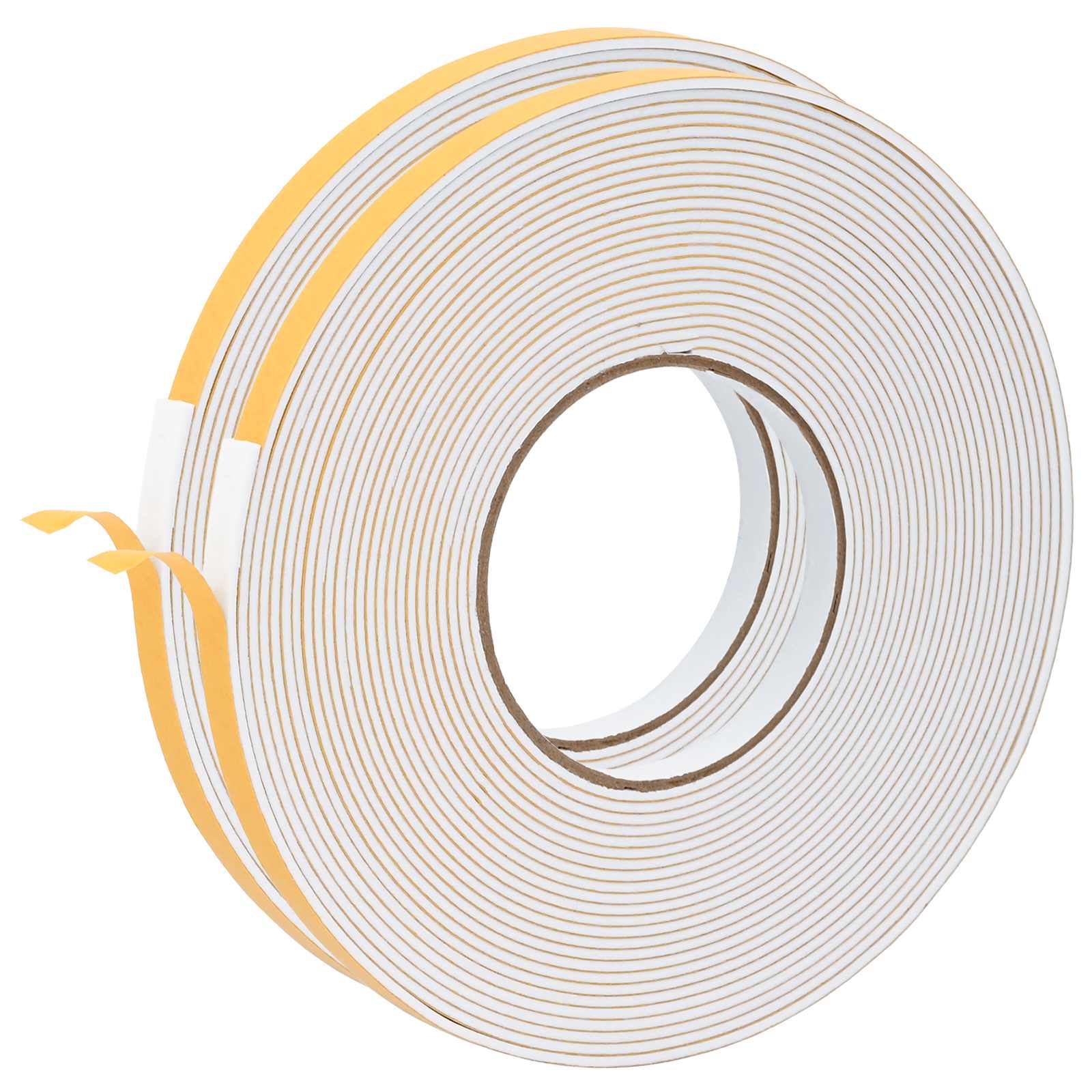 Zelfklevende schuimtape 2 pcs Wit 10mm x 10m CR Schuim is nu te koop bij PeponiXL, paradijselijk wonen!