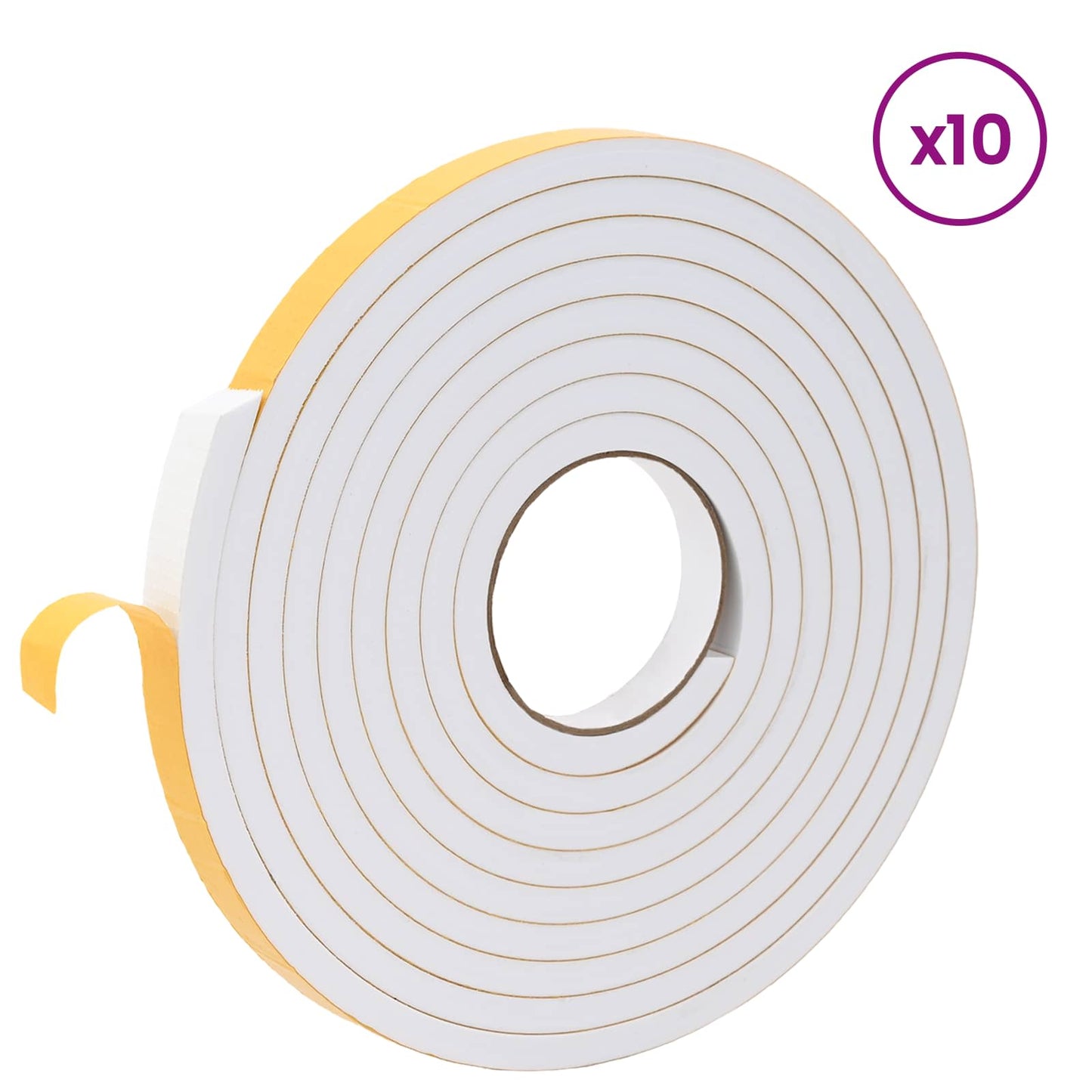 Zelfklevende schuimtape 10 pcs Wit 15mm x 5m CR Schuim is nu te koop bij PeponiXL, paradijselijk wonen!