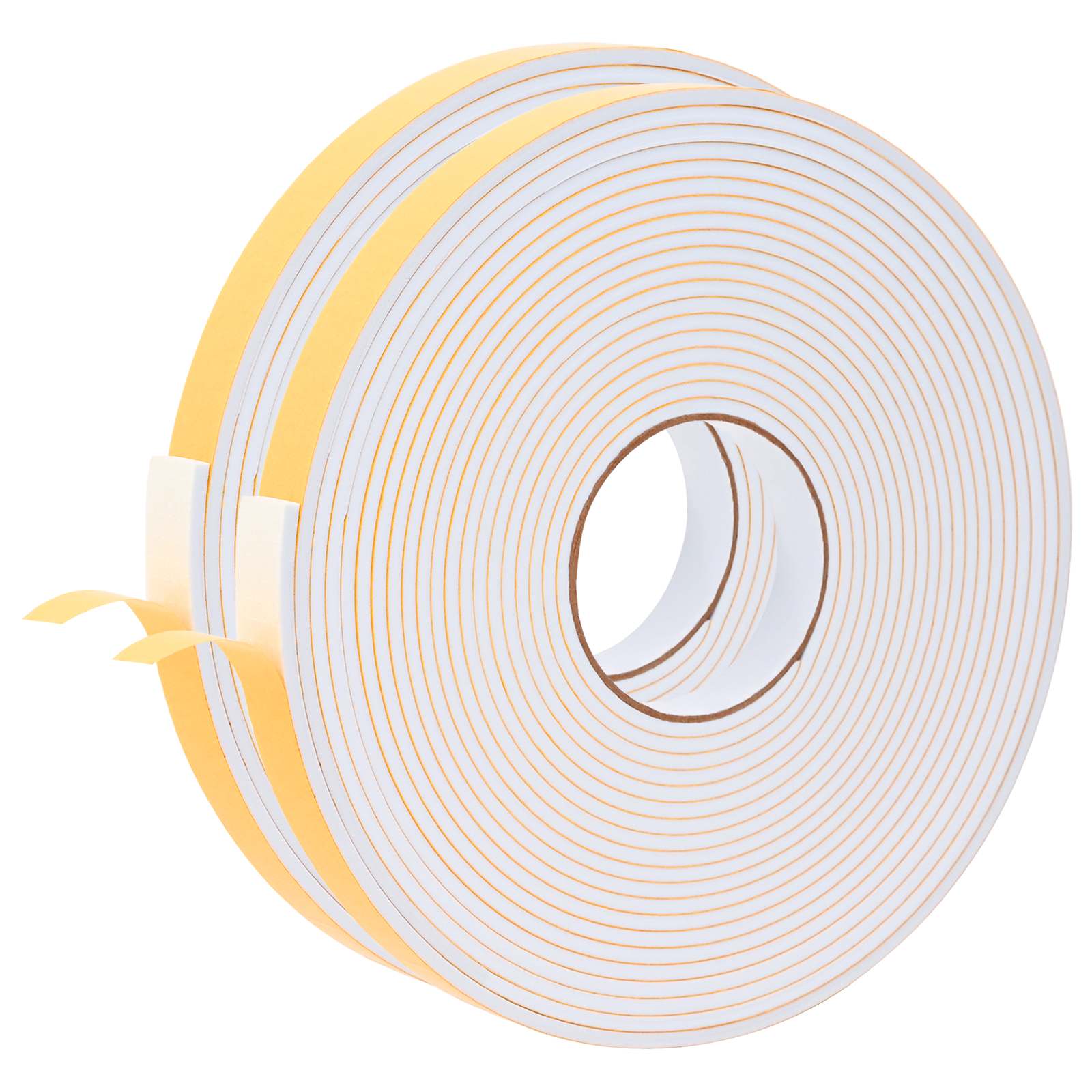 Zelfklevende schuimtape 2 pcs Wit 20mm x 10m CR Schuim is nu te koop bij PeponiXL, paradijselijk wonen!