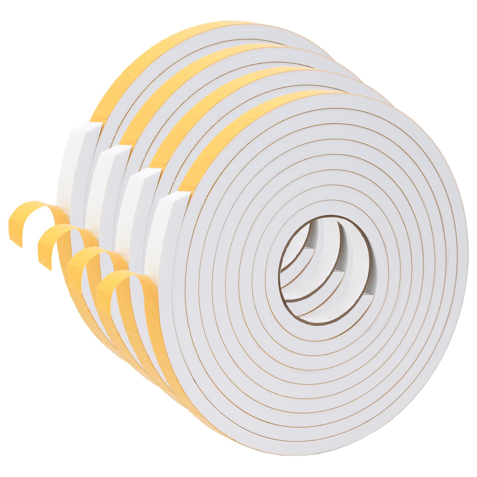 Zelfklevende schuimtape 4 pcs Wit 20mm x 5m CR Schuim is nu te koop bij PeponiXL, paradijselijk wonen!