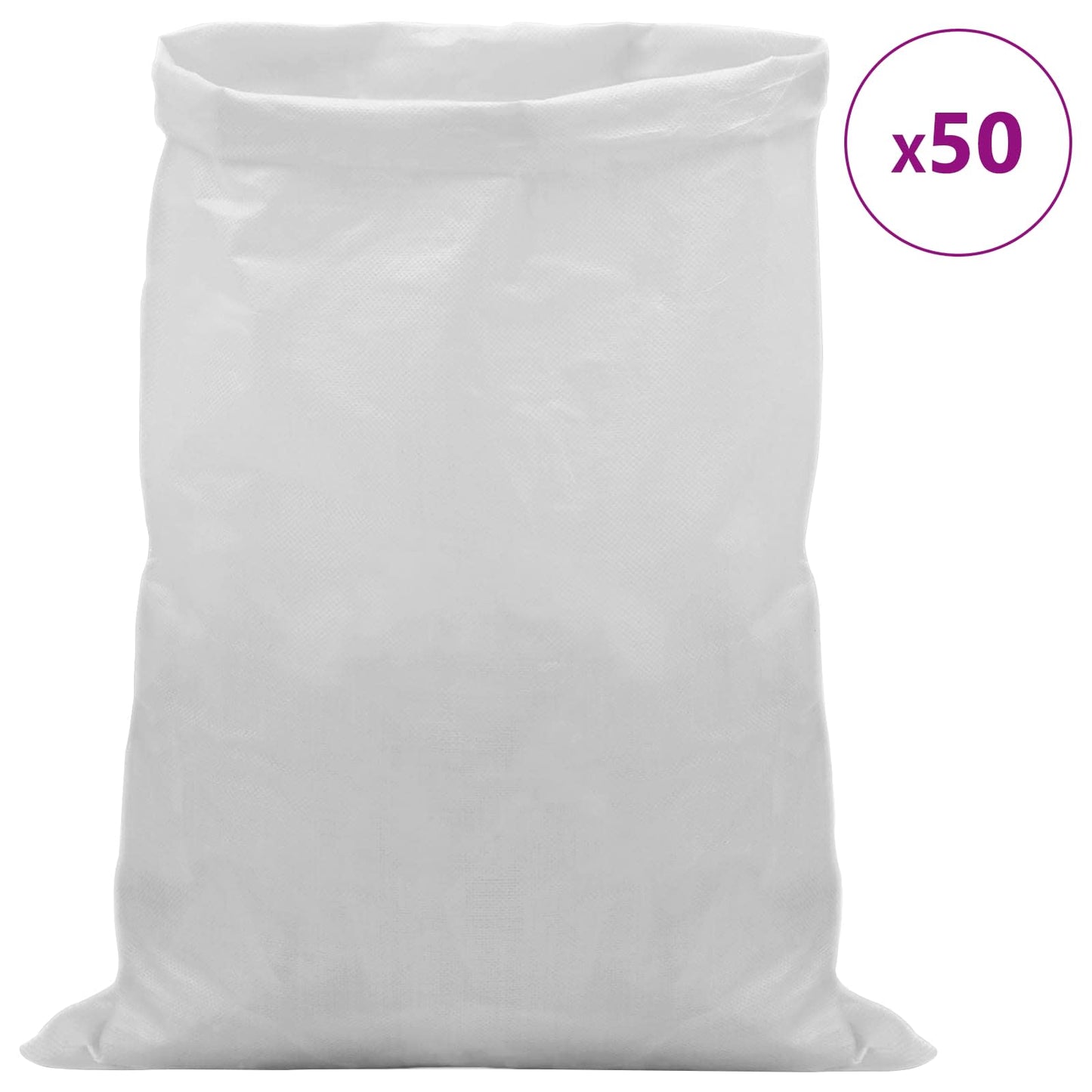 Geweven zakken 50 pcs Wit 30 x 45 cm PP is nu te koop bij PeponiXL, paradijselijk wonen!