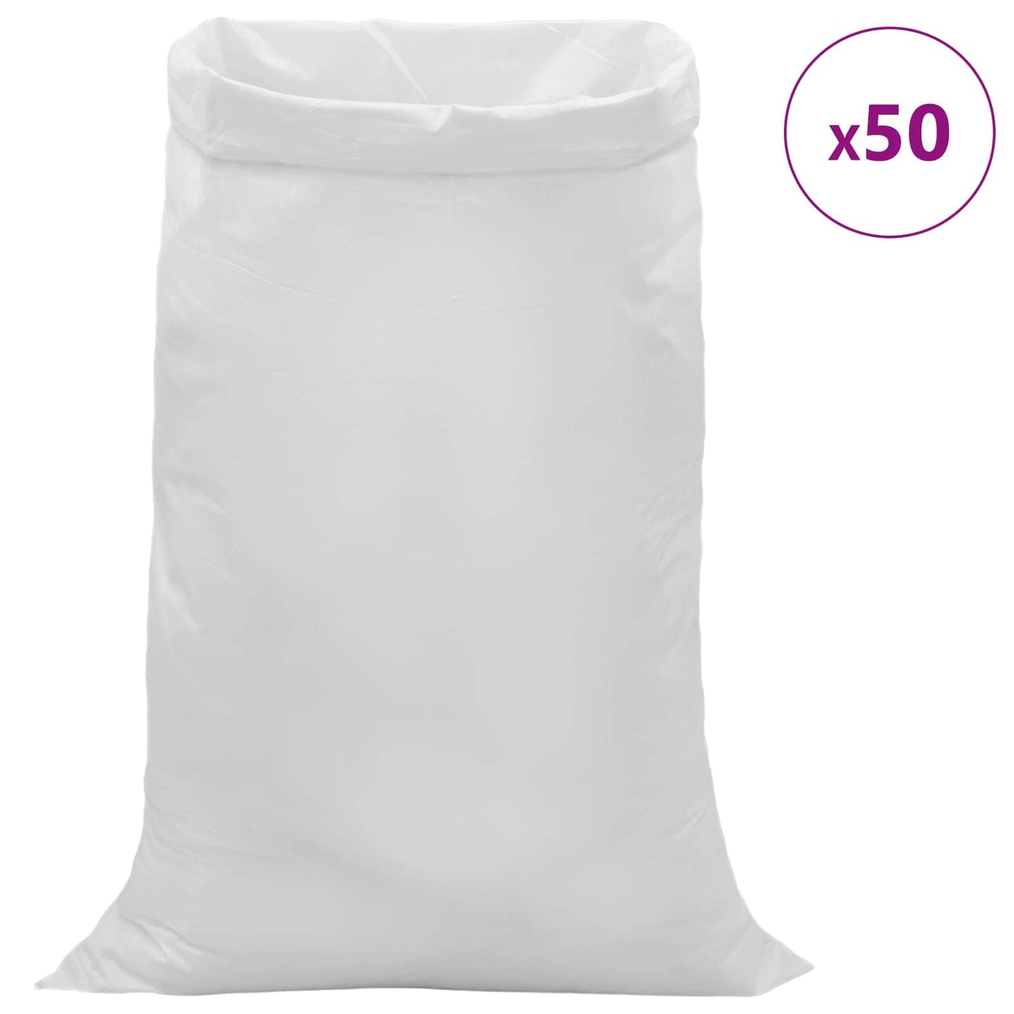 Geweven zakken 50 pcs Wit 100 x 150 cm PP is nu te koop bij PeponiXL, paradijselijk wonen!