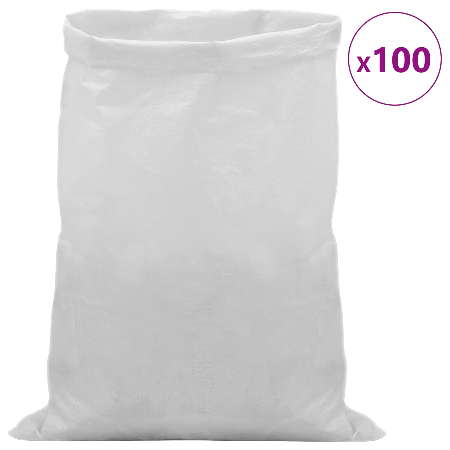 Geweven zakken 100 pcs Wit 30 x 45 cm PP is nu te koop bij PeponiXL, paradijselijk wonen!