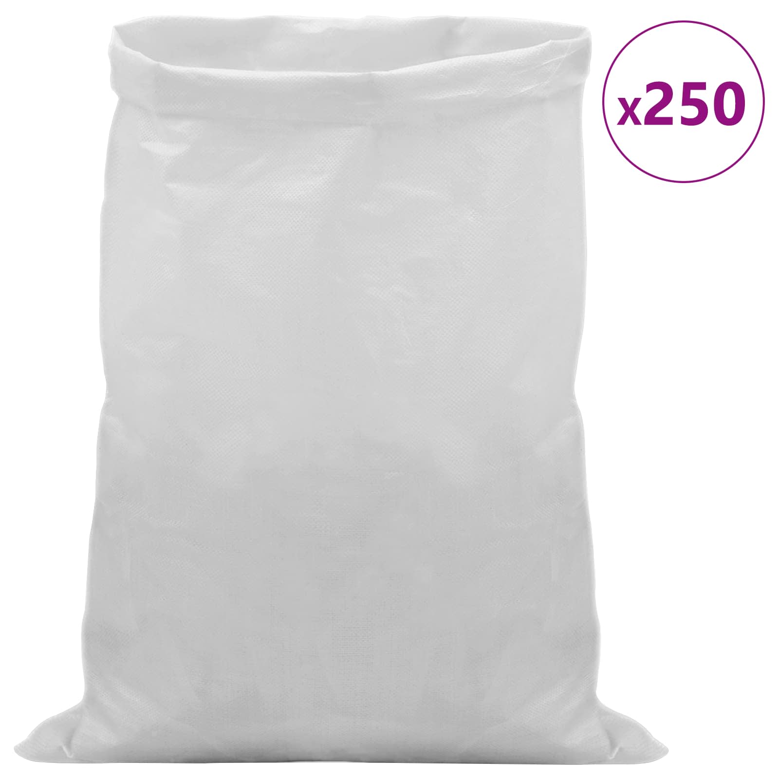 Geweven zakken 250 pcs Wit 30 x 45 cm PP is nu te koop bij PeponiXL, paradijselijk wonen!
