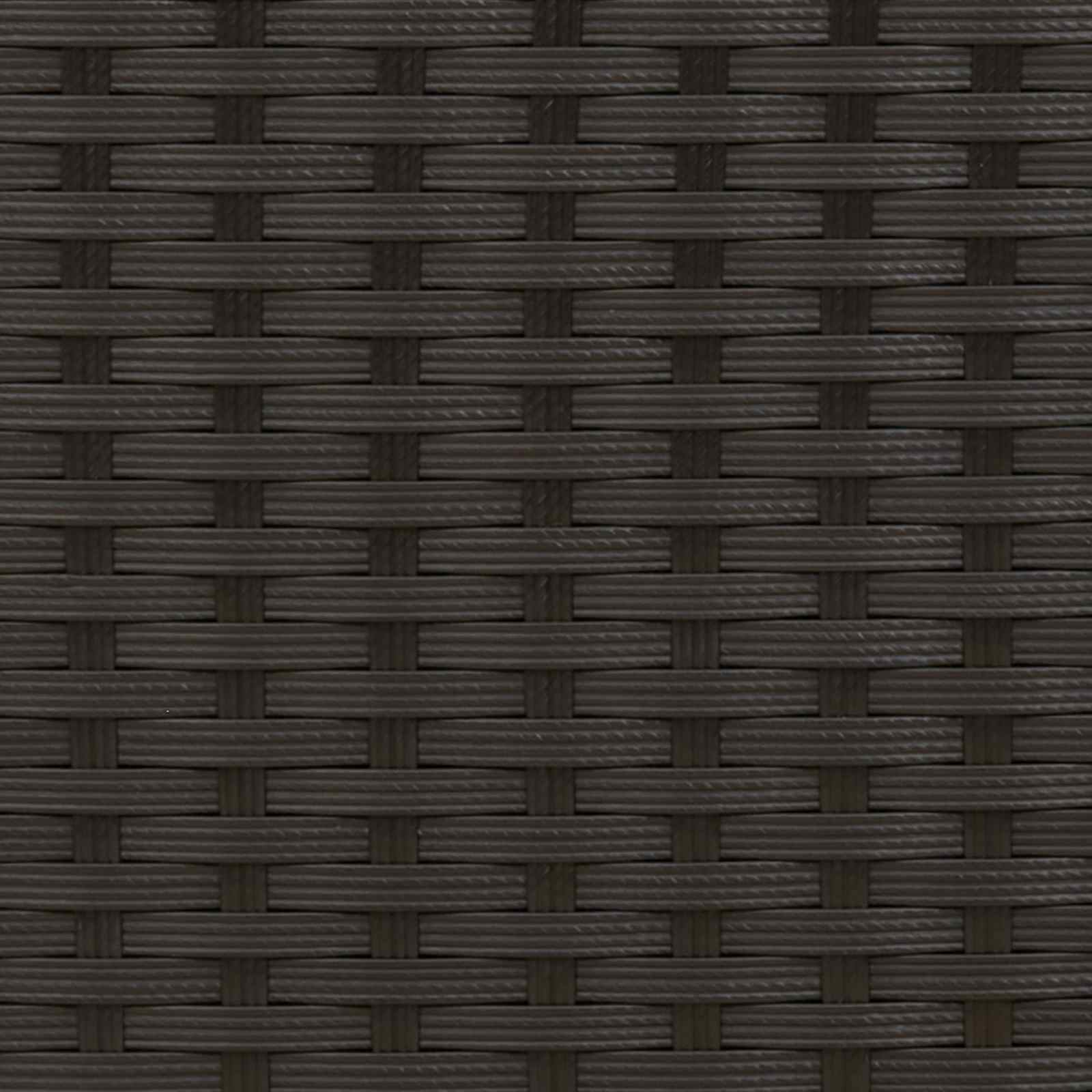 Buiten eettafelset 5 pcs Zwart poly rattan is nu te koop bij PeponiXL, paradijselijk wonen!