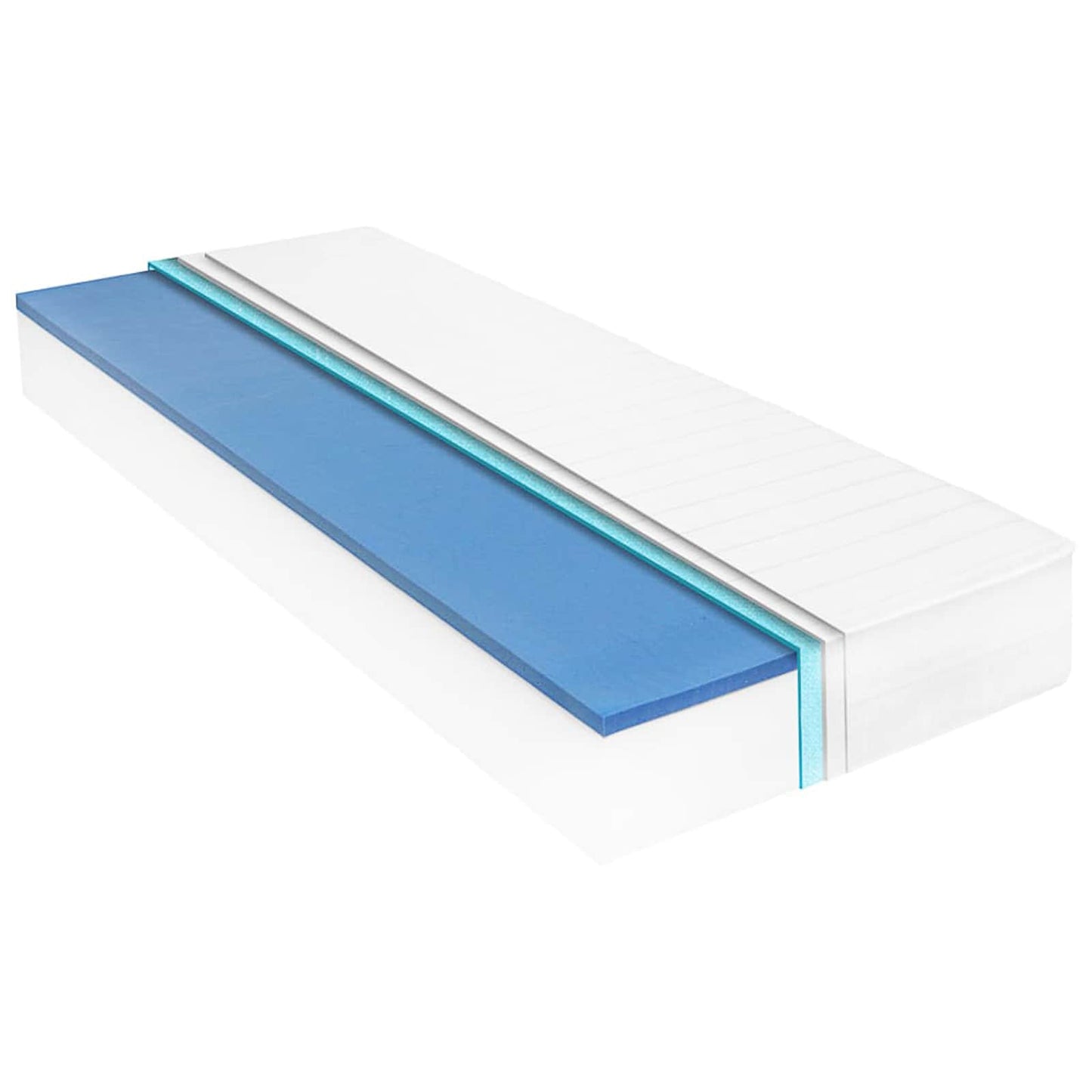Daybed met matras met hoofdeinde Waxbruin en wit 90 x 200 cm is nu te koop bij PeponiXL, paradijselijk wonen!