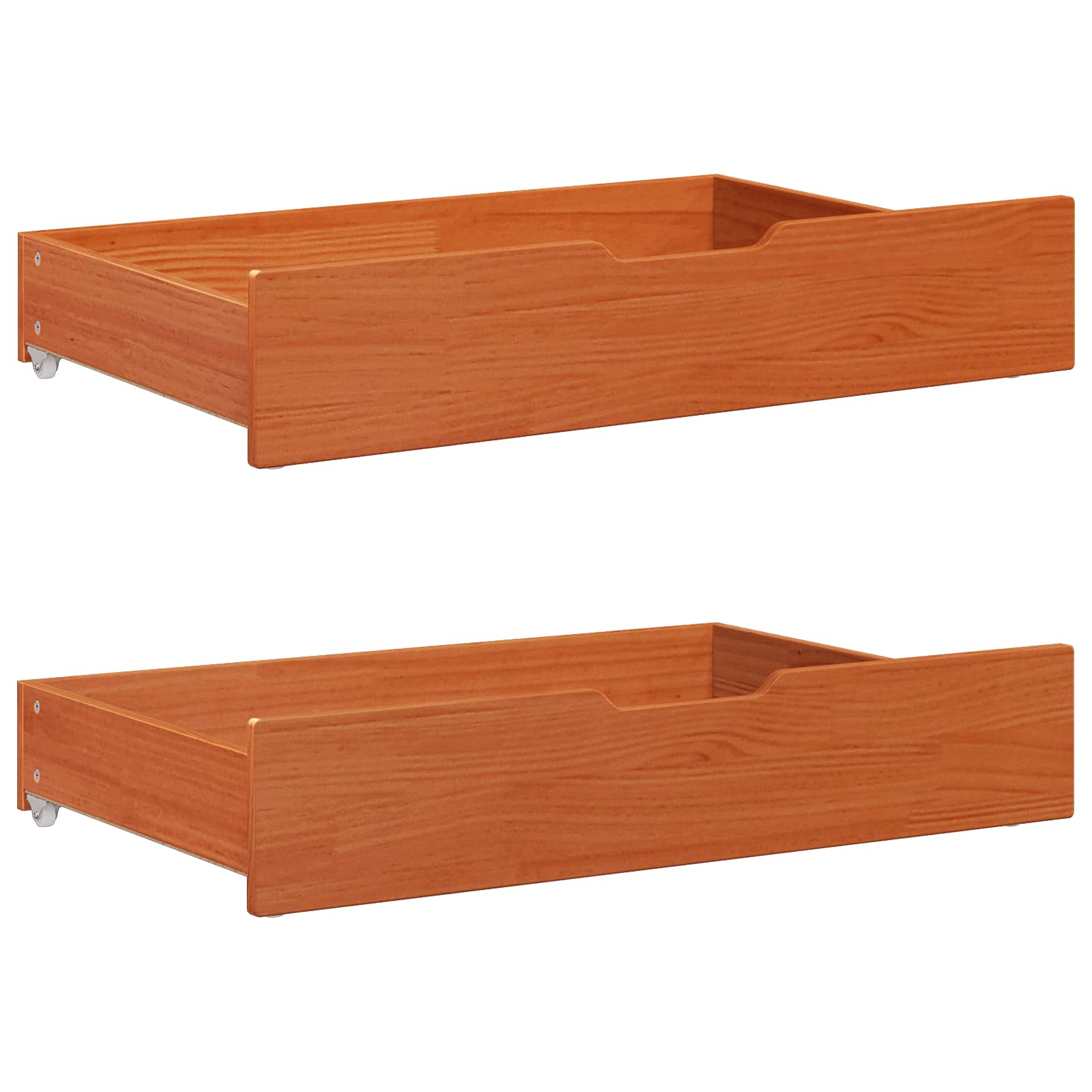 Bedframe met lade Wasbruin 140 x 200 cm Massief Vurenhout is nu te koop bij PeponiXL, paradijselijk wonen!