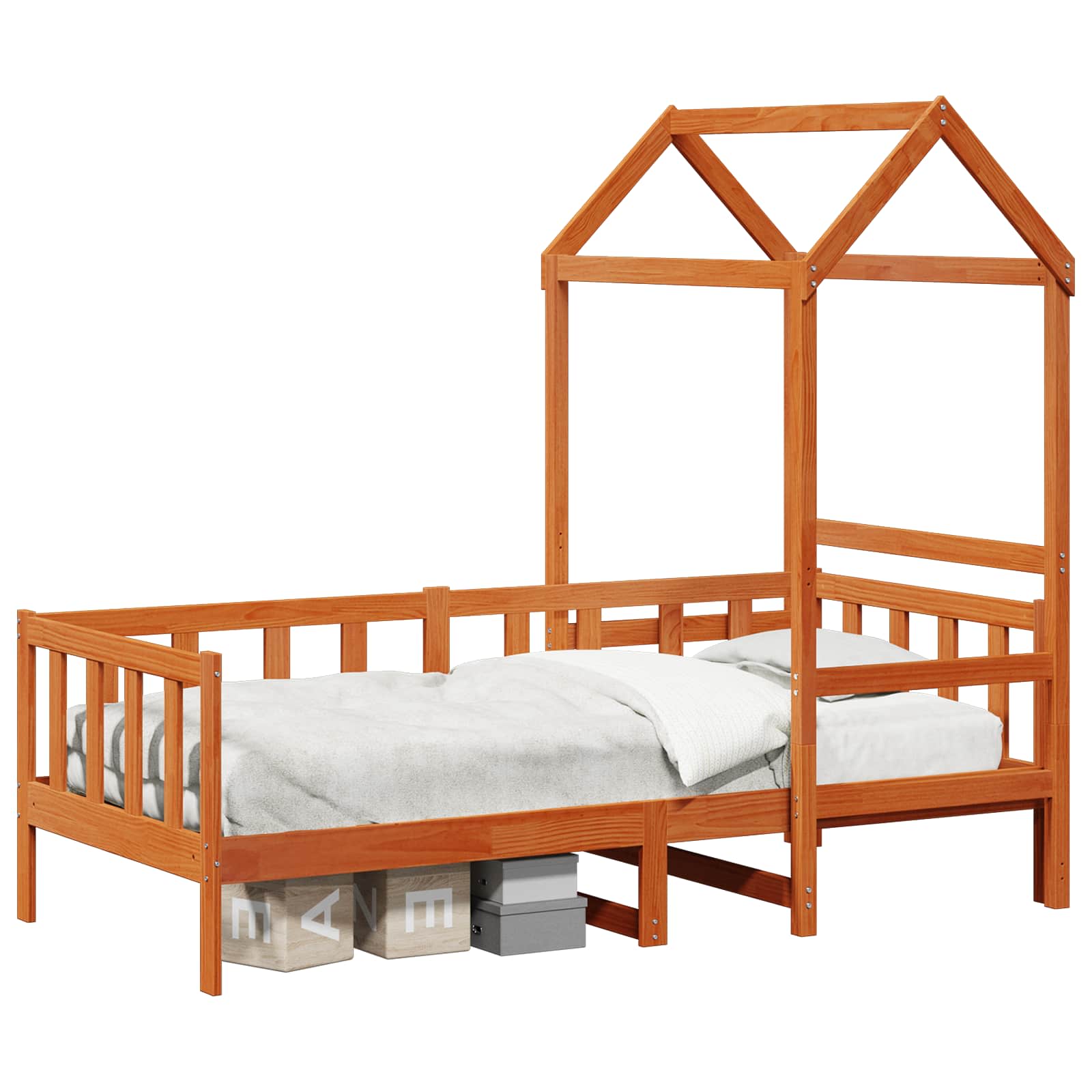 Dagbed Set 2 pcs Wasbruin Massief grenenhout is nu te koop bij PeponiXL, paradijselijk wonen!