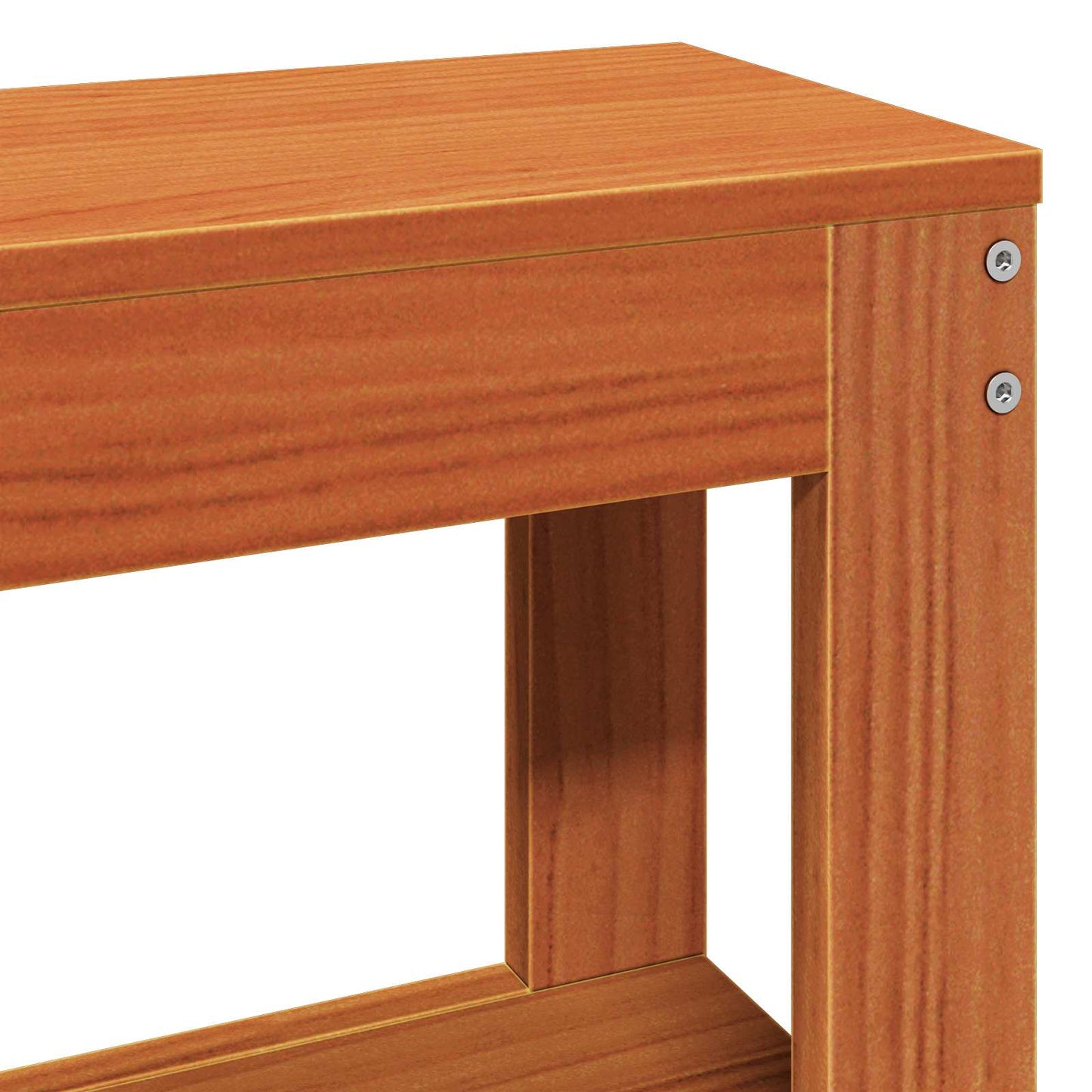 Bedframe met hoofdeinde 2 pcs Wasbruin Massief Vurenhout is nu te koop bij PeponiXL, paradijselijk wonen!