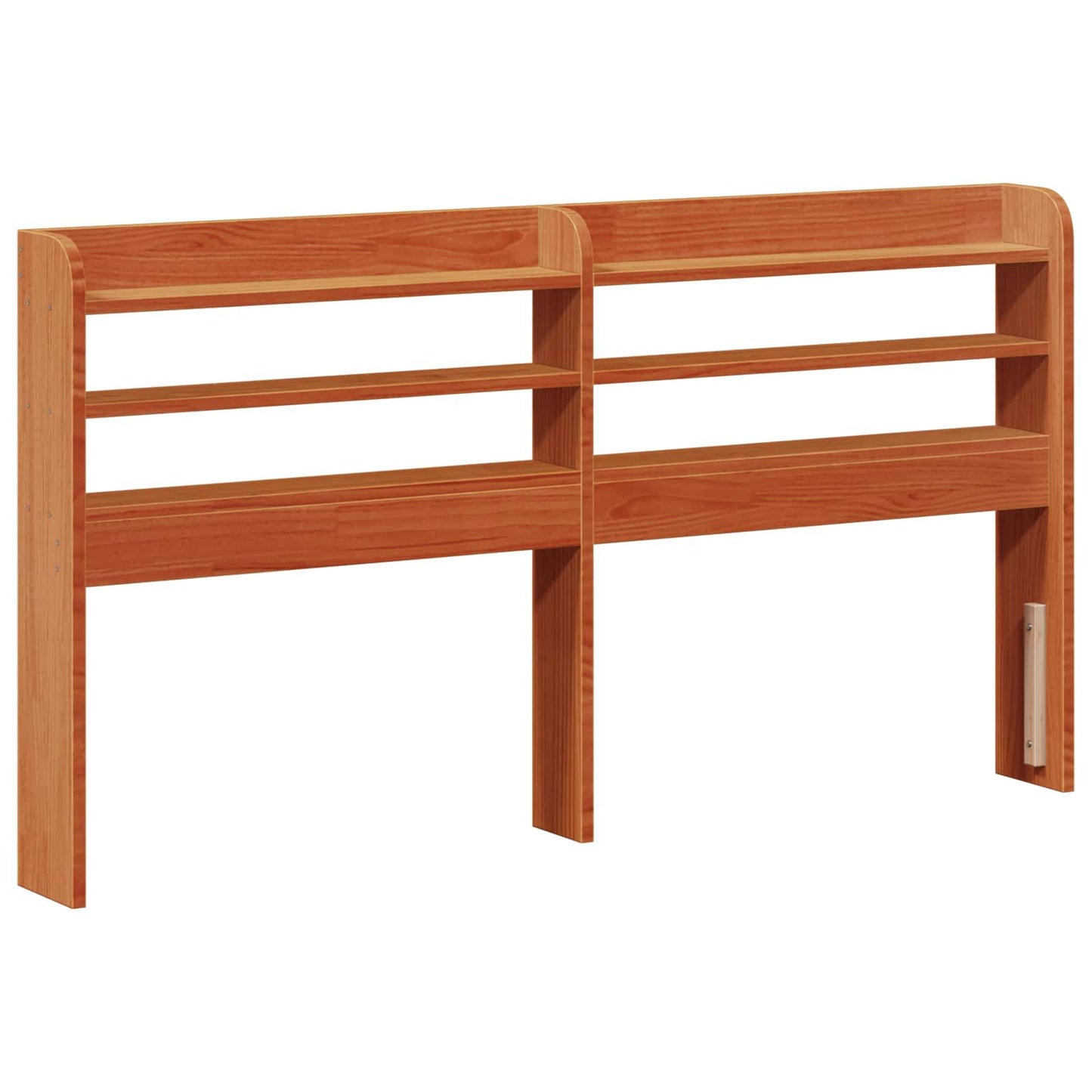 Bedframe met hoofdeinde 2 pcs Wasbruin Massief Vurenhout is nu te koop bij PeponiXL, paradijselijk wonen!