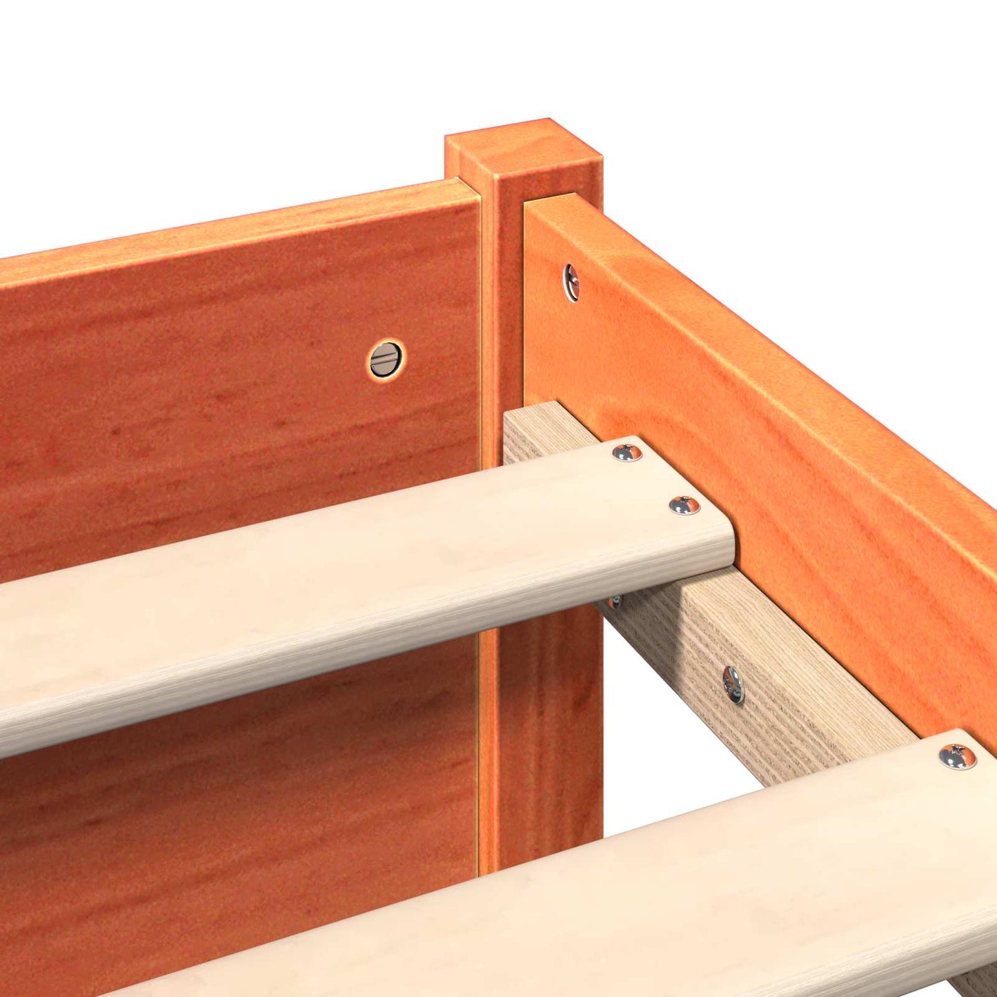 Bedframe met opberghoofdeksel 2 pcs Wasbruin Massief Vurenhout is nu te koop bij PeponiXL, paradijselijk wonen!