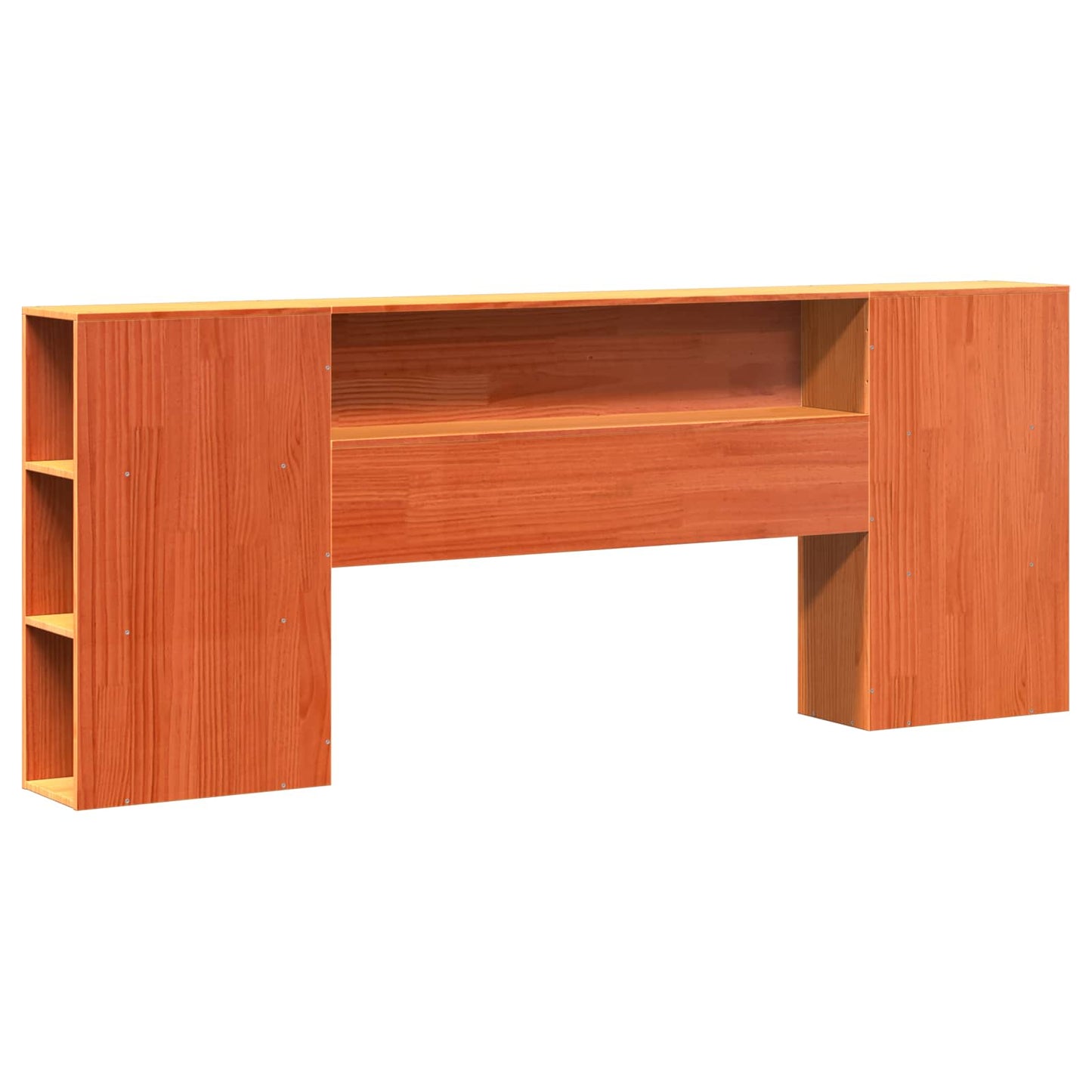 Bedframe met opberghoofdeksel 2 pcs Wasbruin Massief Vurenhout is nu te koop bij PeponiXL, paradijselijk wonen!