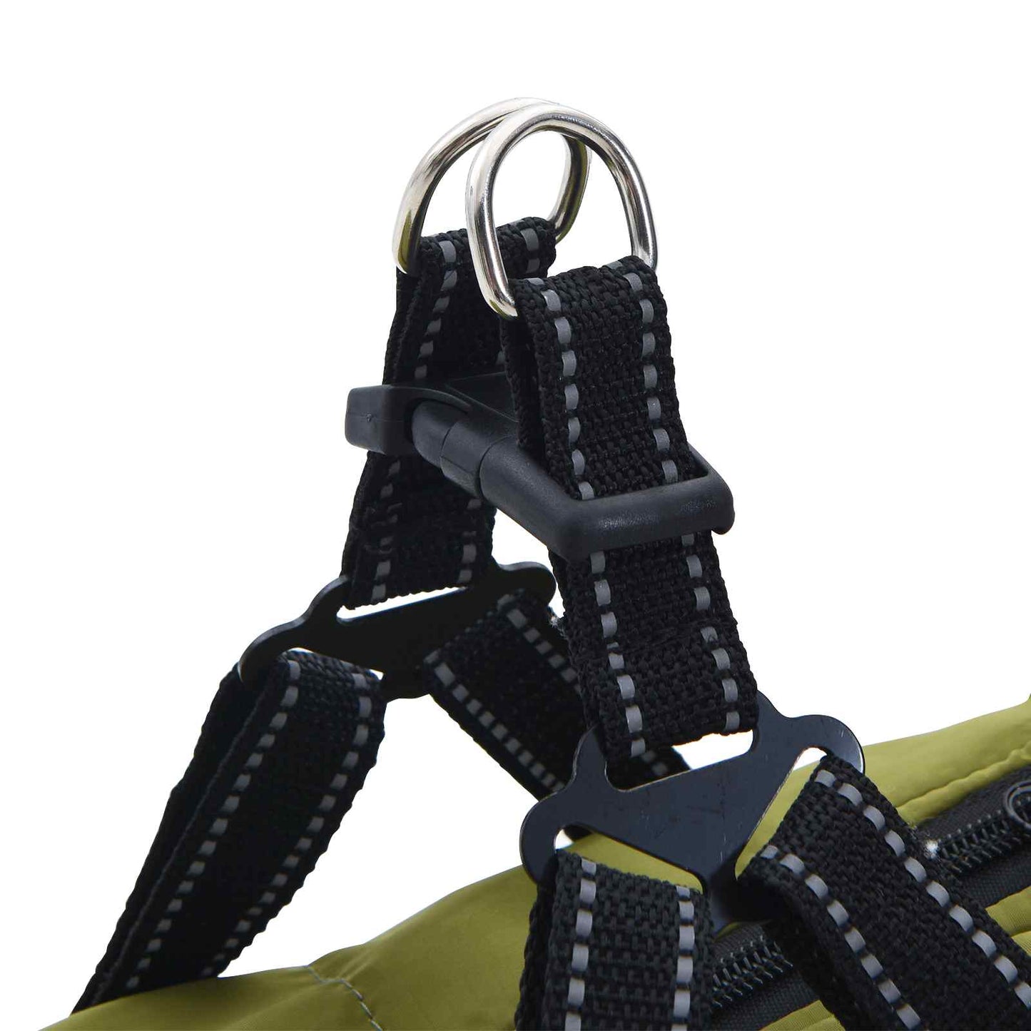 Hondenjas met harnas Legergroen 3XL Fleece en polyester is nu te koop bij PeponiXL, paradijselijk wonen!