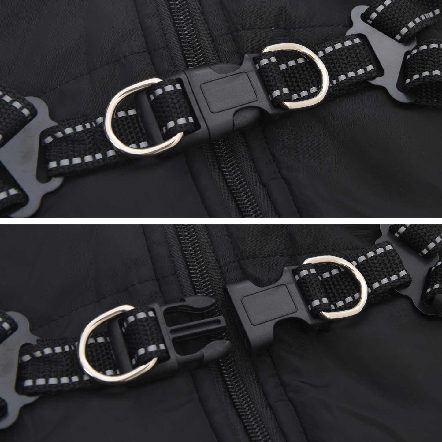 Hondenjas Zwart L40 Fleece en polyester is nu te koop bij PeponiXL, paradijselijk wonen!