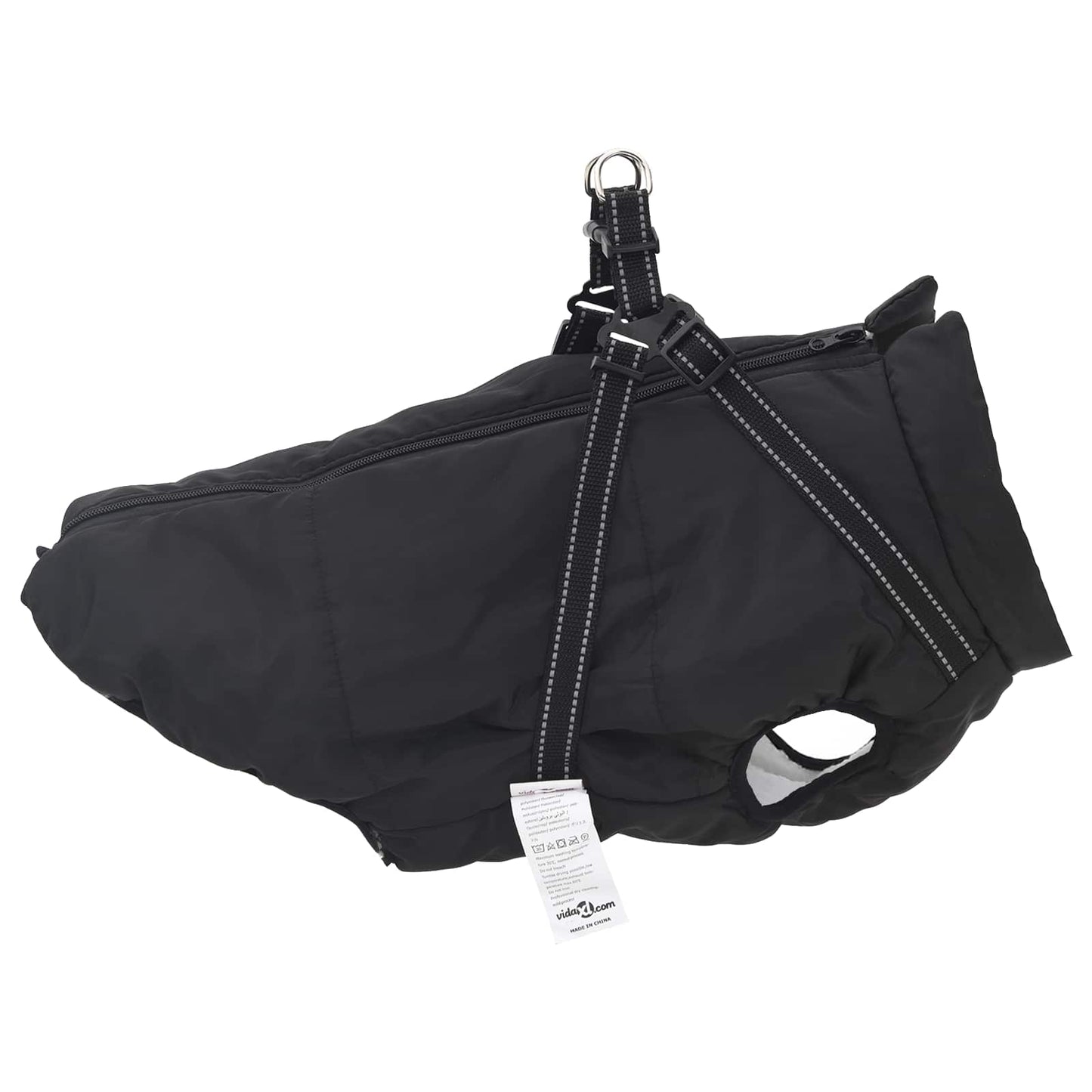 Hondenjas Zwart L52 Fleece en polyester