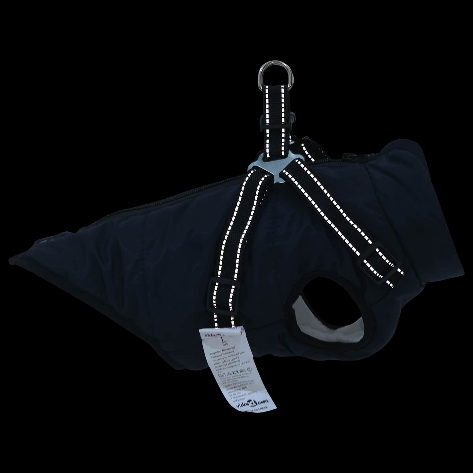 Hondenjas met harnas Marineblauw XL Fleece en polyester is nu te koop bij PeponiXL, paradijselijk wonen!