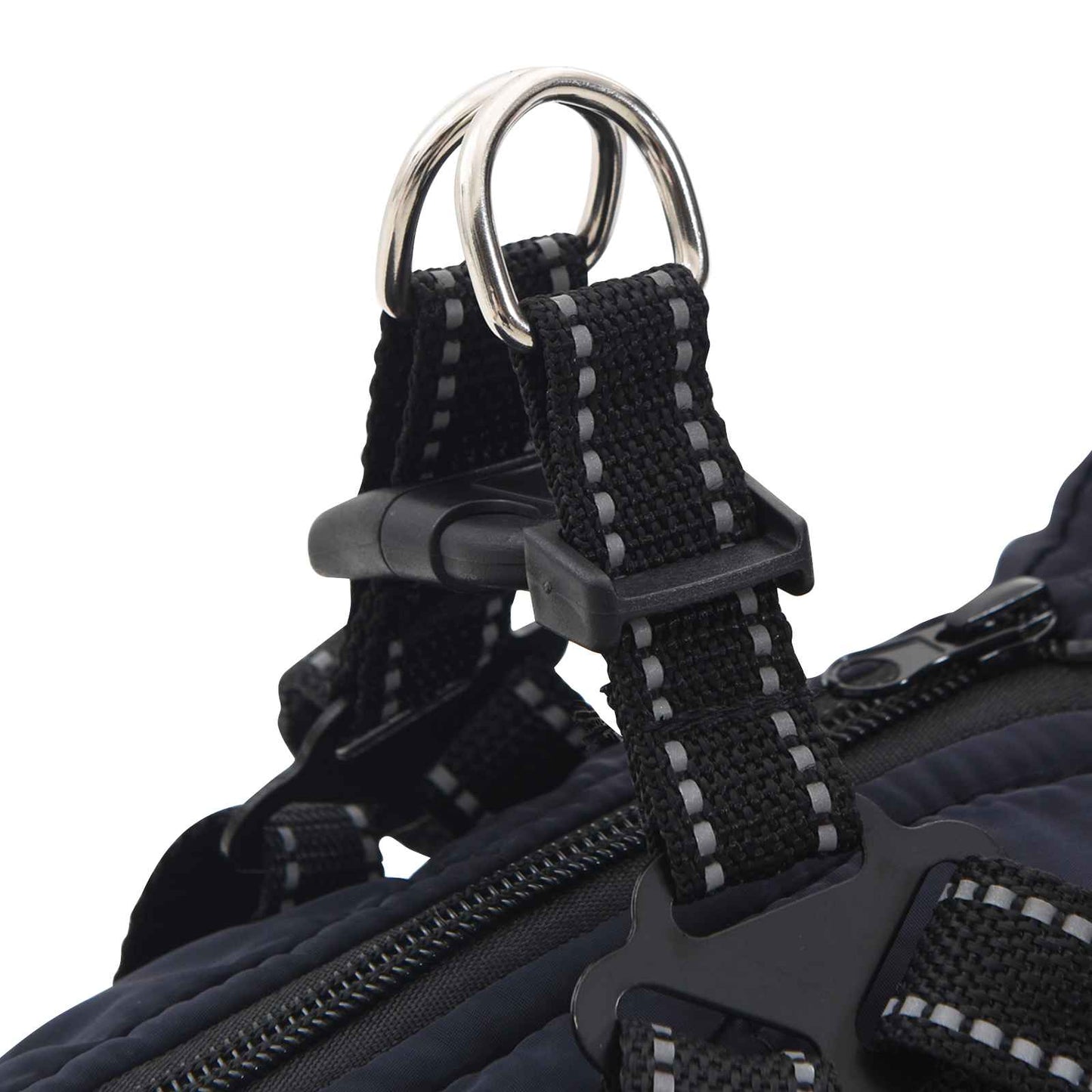 Hondenjas met harnas Marineblauw 2XL Fleece en polyester is nu te koop bij PeponiXL, paradijselijk wonen!