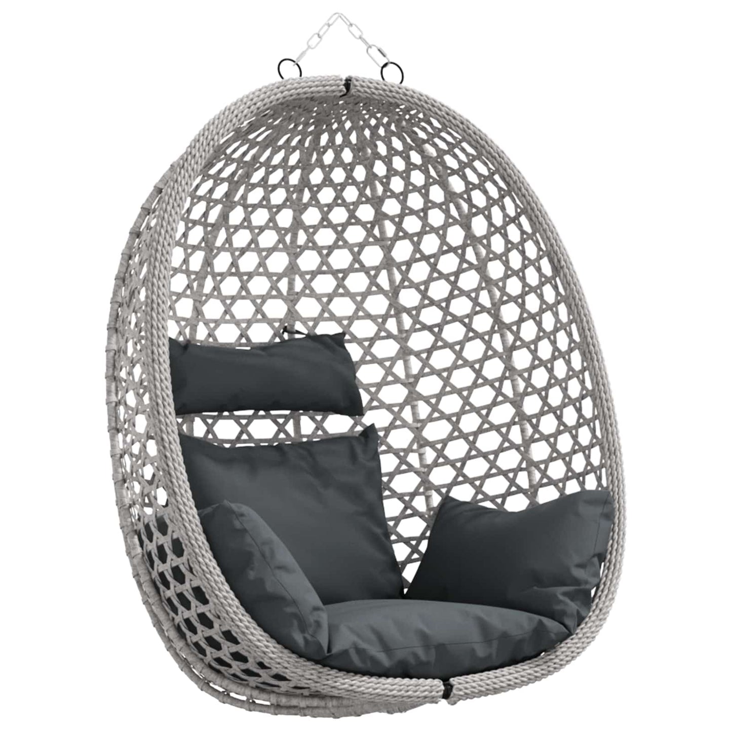 Hangende eierstoel zonder standaard Antraciet en Grijs is nu te koop bij PeponiXL, paradijselijk wonen!