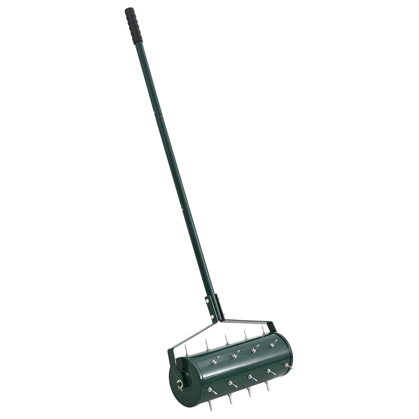 Lawn Roller Pull met Aerator Klemmen Groen 128 x 38 cm Staal is nu te koop bij PeponiXL, paradijselijk wonen!