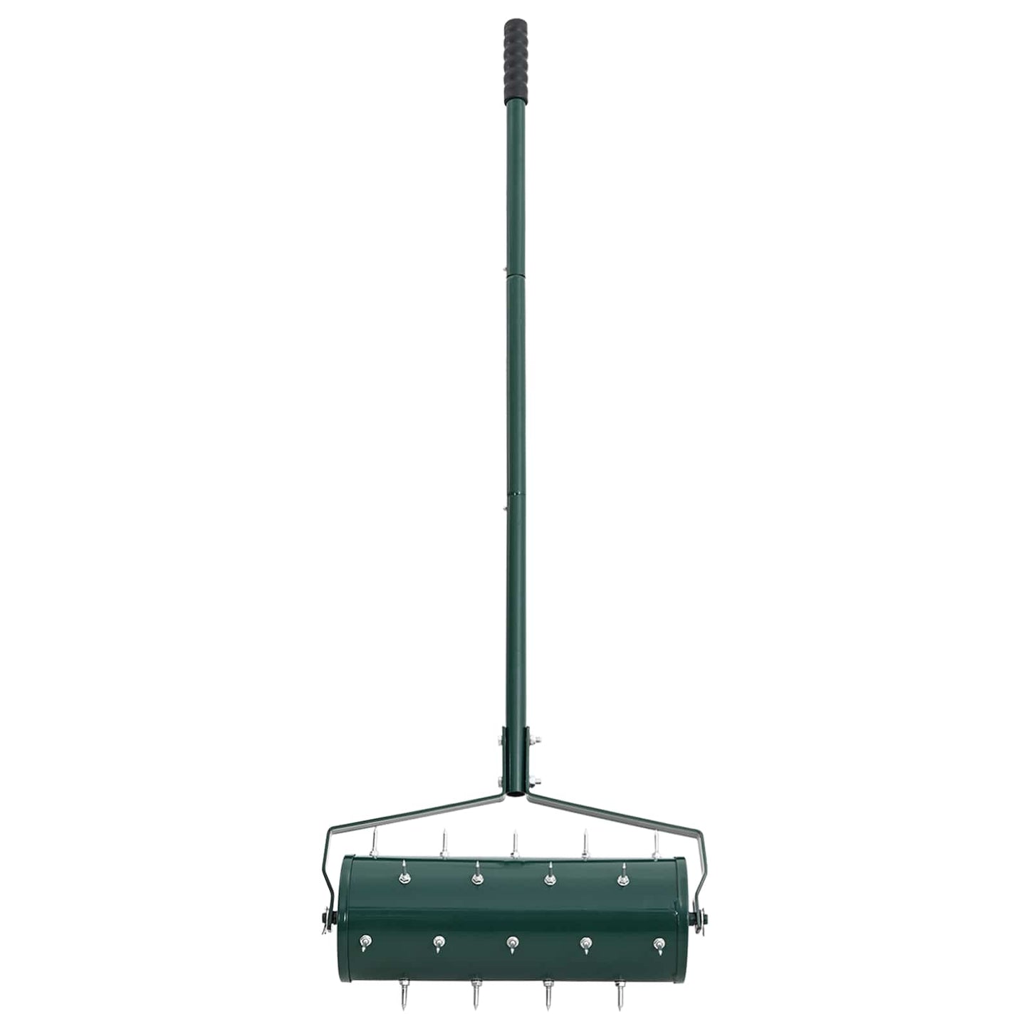 Lawn Roller Pull met Aerator Klemmen Groen 128 x 38 cm Staal is nu te koop bij PeponiXL, paradijselijk wonen!