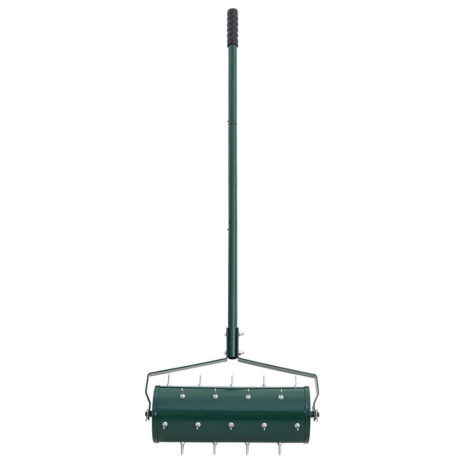 Lawn Roller Pull met Aerator Klemmen Groen 128 x 38 cm Staal is nu te koop bij PeponiXL, paradijselijk wonen!