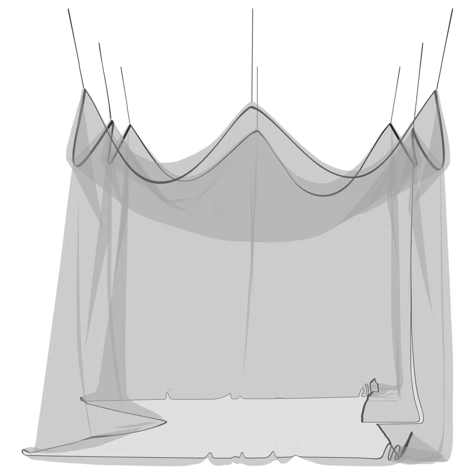 Tuin Muggen Net 156 Gaas Zwart 3 x 4,5 x 2,5 m Polyester is nu te koop bij PeponiXL, paradijselijk wonen!