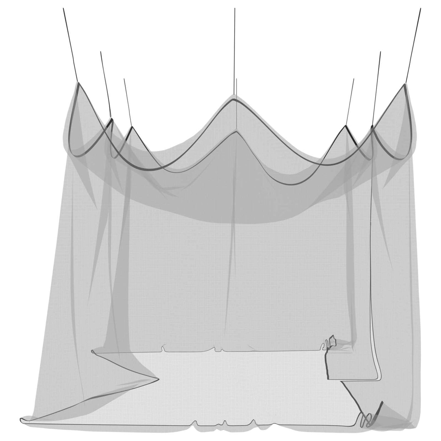 Tuin Muggen Net 156 Gaas Zwart 3 x 6 x 2,5 m Polyester is nu te koop bij PeponiXL, paradijselijk wonen!