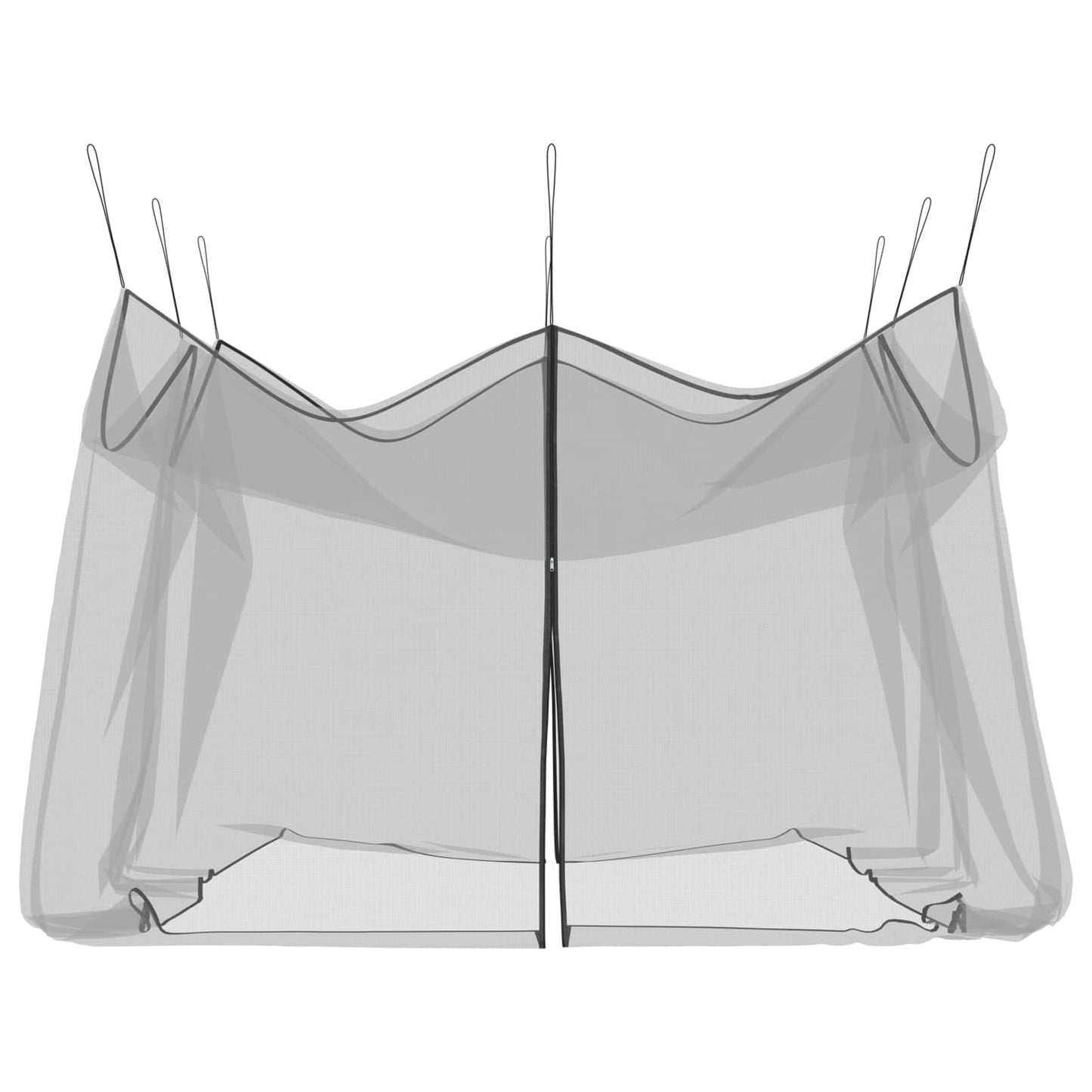 Tuin Muggen Net 156 Gaas Zwart 4 x 4 x 2,5 m Polyester is nu te koop bij PeponiXL, paradijselijk wonen!