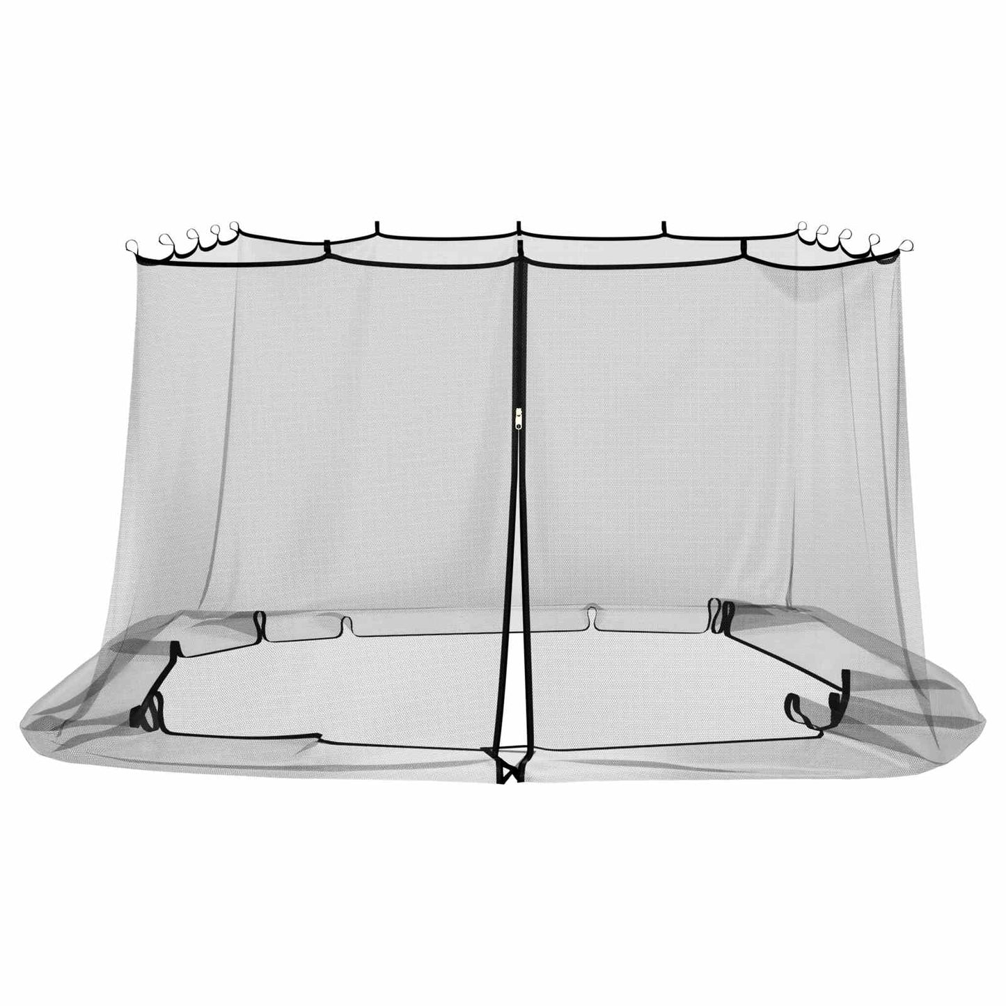 Muggennet voor het prieel 220 mesh Zwart 3,6 x 3,6 x 2 m is nu te koop bij PeponiXL, paradijselijk wonen!
