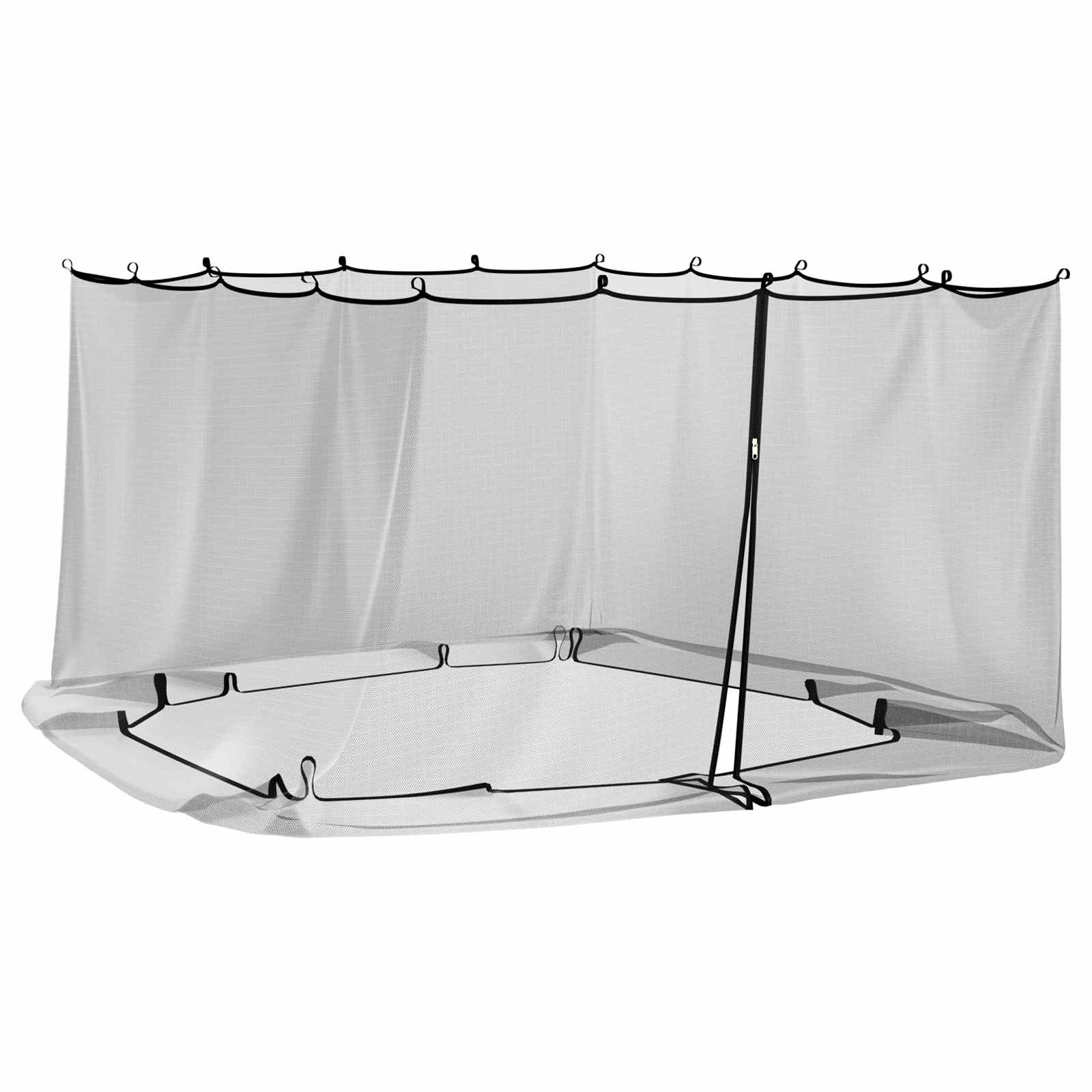 Muggennet voor het prieel 220 mesh Zwart 4,5 x 3 x 2 m is nu te koop bij PeponiXL, paradijselijk wonen!
