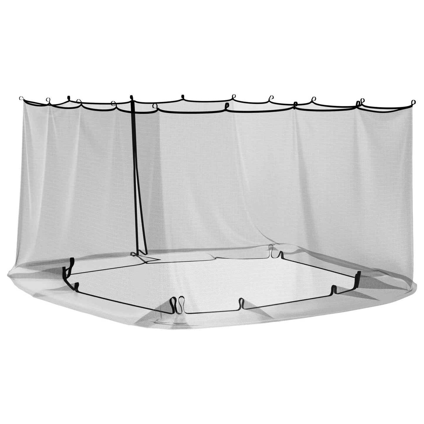 Muggennet voor het prieel 220 mesh Zwart 4,5 x 3 x 2 m is nu te koop bij PeponiXL, paradijselijk wonen!