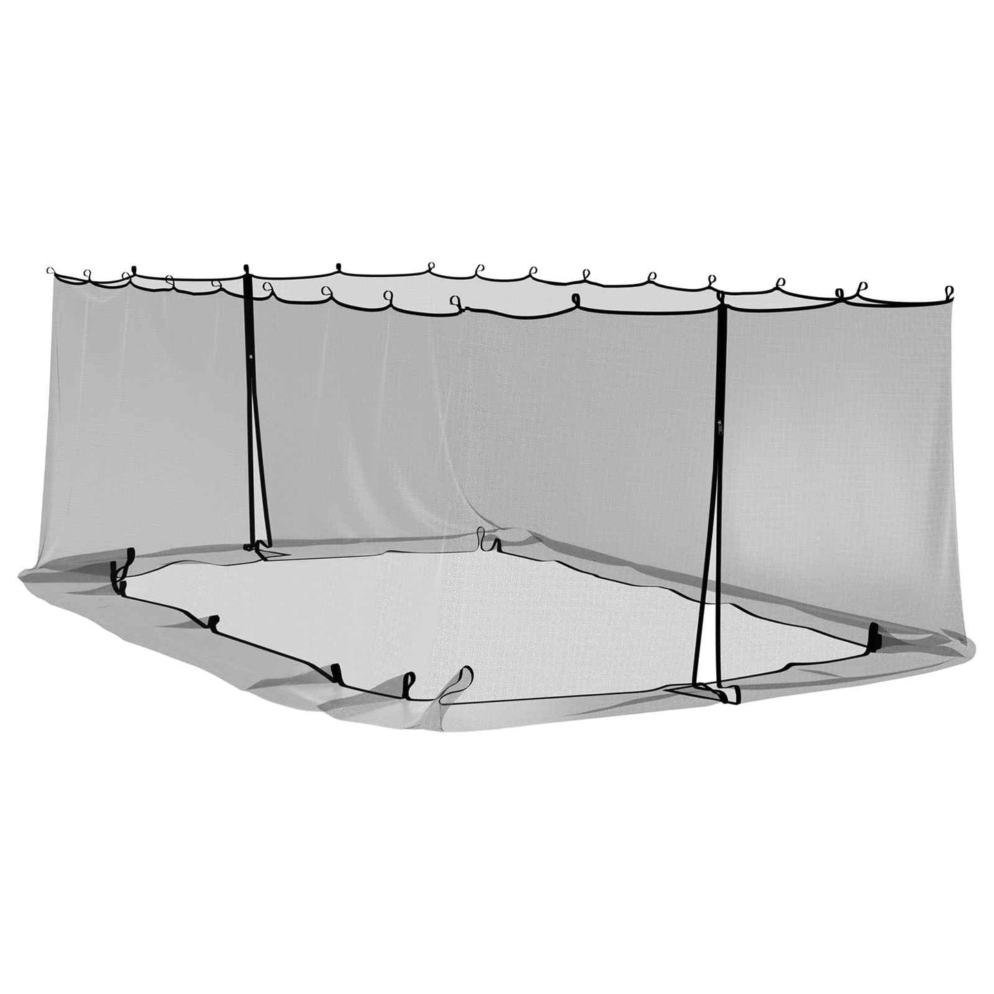 Muggennet voor het prieel 220 mesh Zwart 6 x 3 x 2 m Polyester is nu te koop bij PeponiXL, paradijselijk wonen!