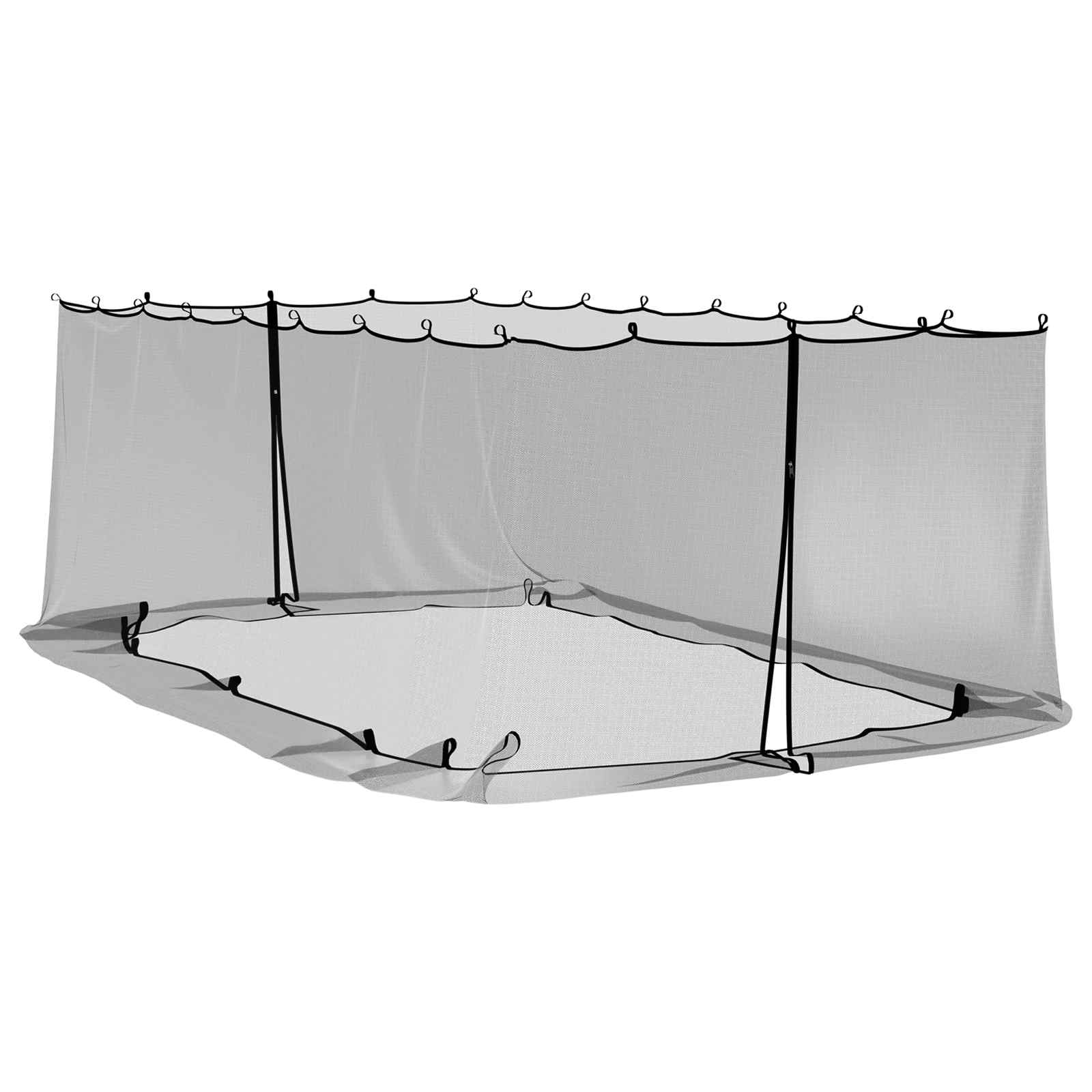 Muggennet voor het prieel 220 mesh Zwart 6 x 3 x 2 m Polyester is nu te koop bij PeponiXL, paradijselijk wonen!