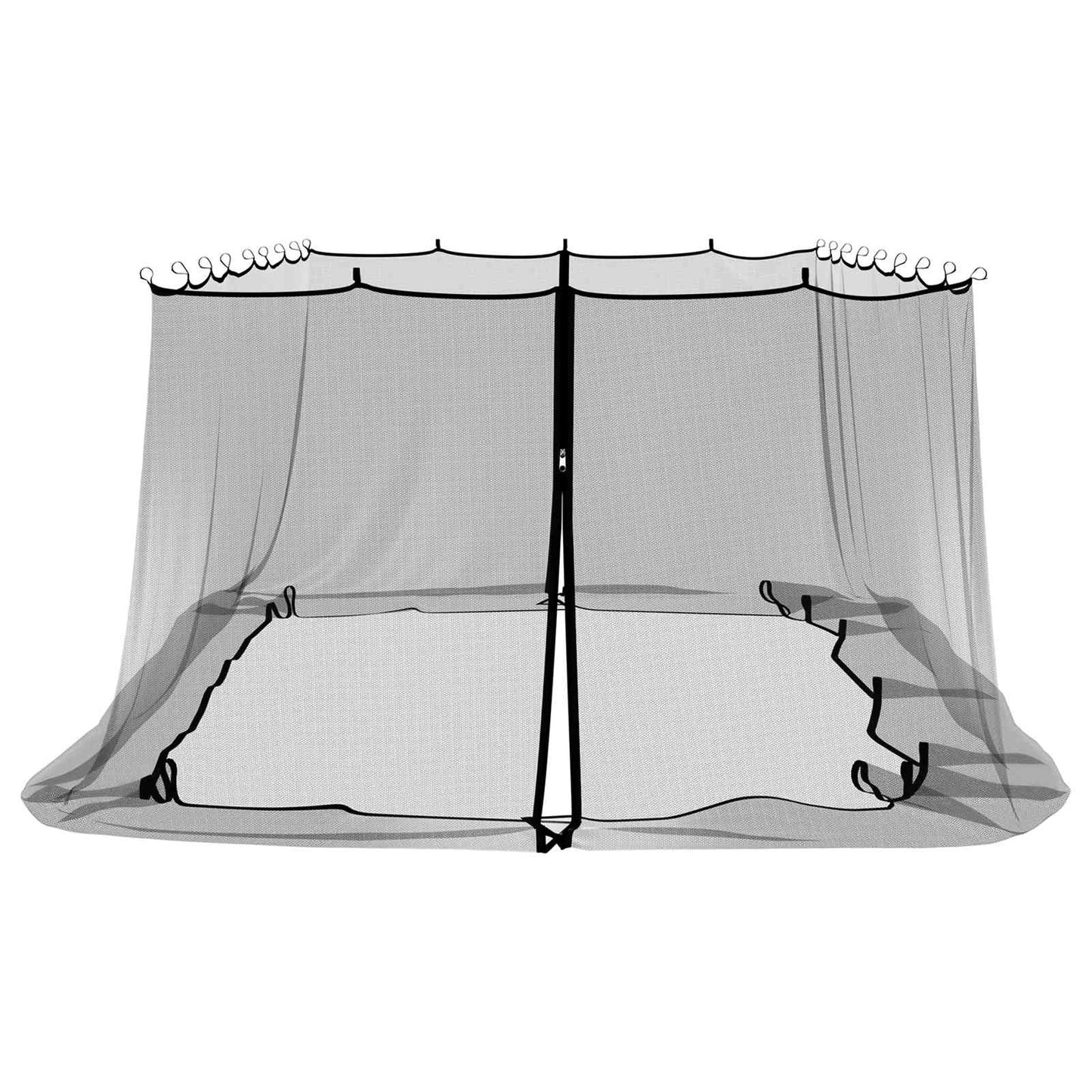 Muggennet voor het prieel 220 mesh Zwart 6 x 3 x 2 m Polyester is nu te koop bij PeponiXL, paradijselijk wonen!